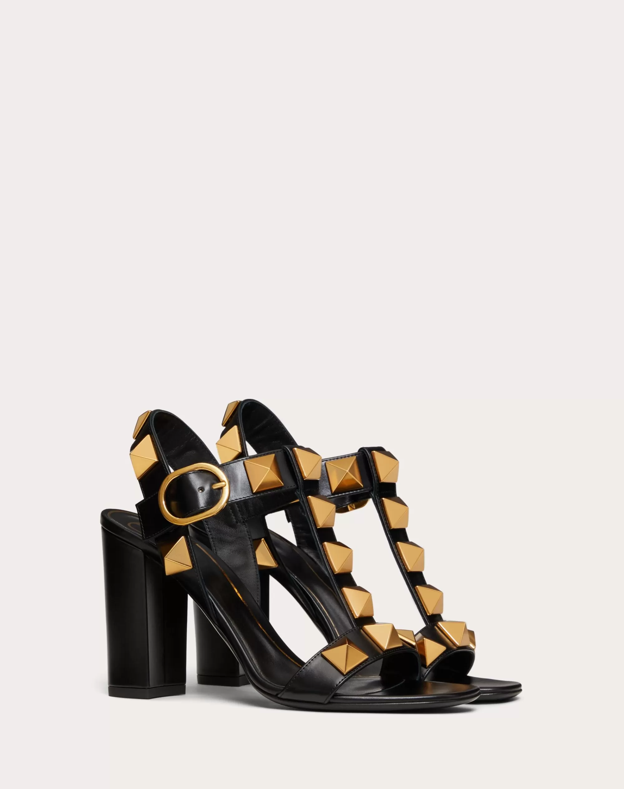 Valentino ROMAN STUD CALFSKIN SANDAL 90 MM Cheap