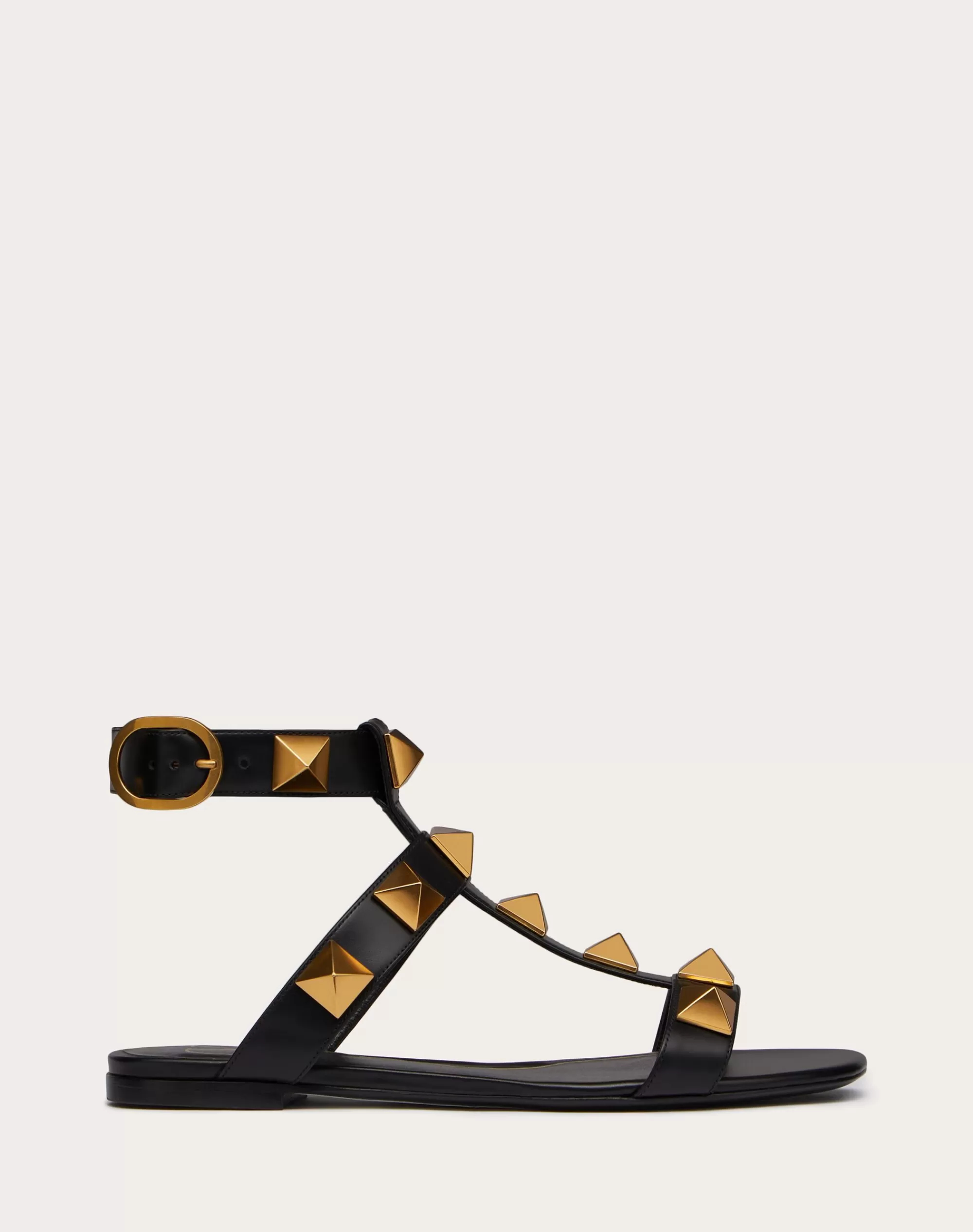 Valentino ROMAN STUD FLAT CALFSKIN SANDAL Online