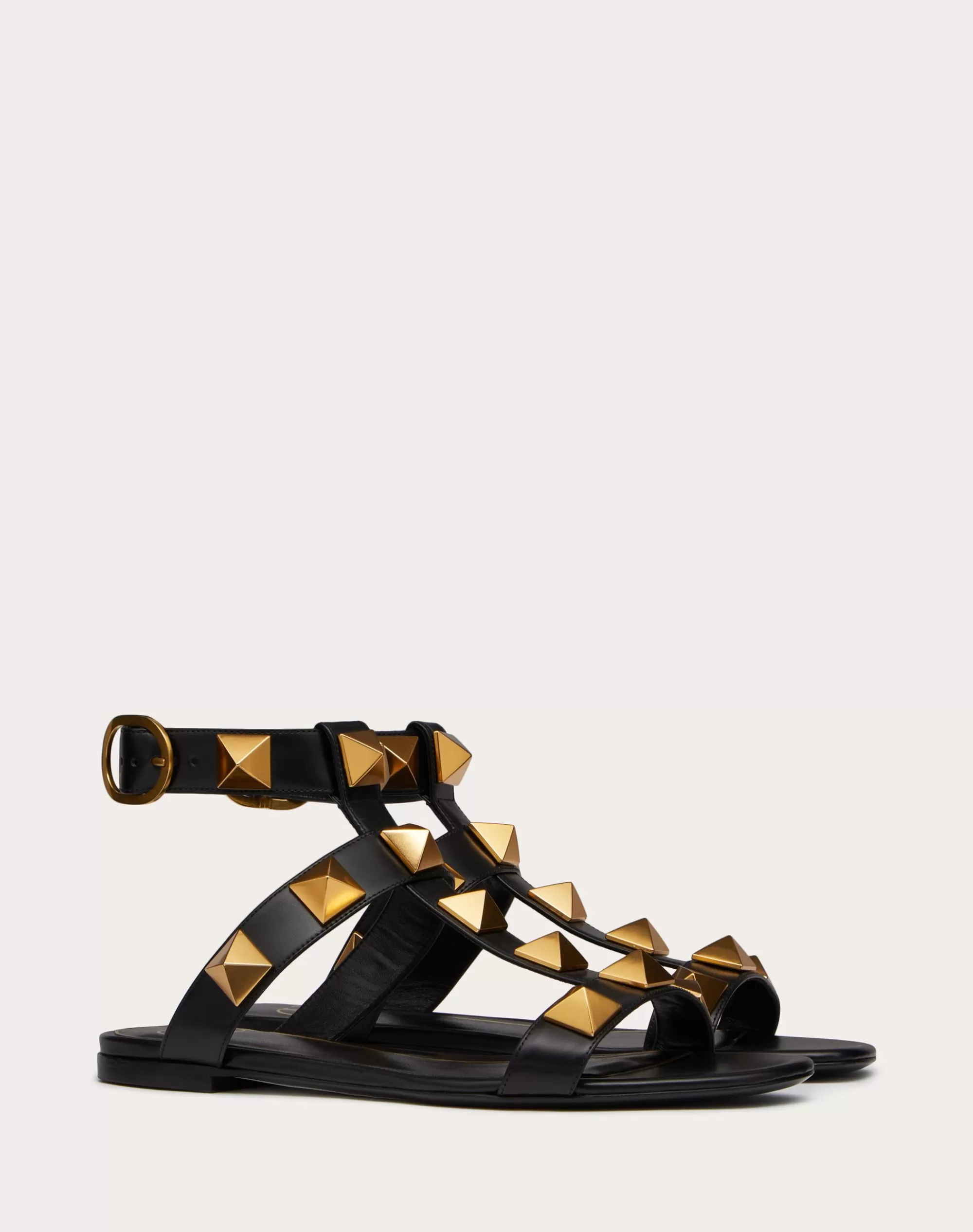 Valentino ROMAN STUD FLAT CALFSKIN SANDAL Online