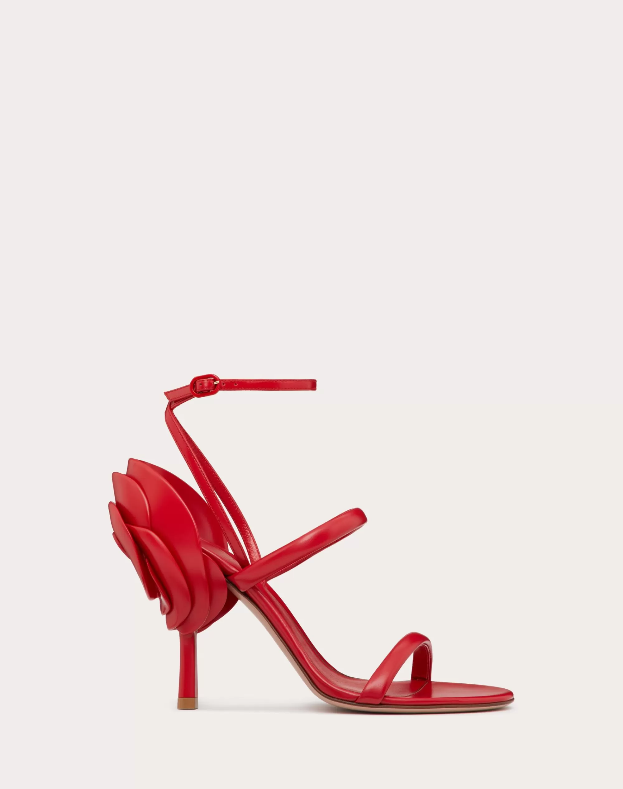 Valentino ROSEROUCHE SANDAL 1959 IN CALFSKIN 100MM Store