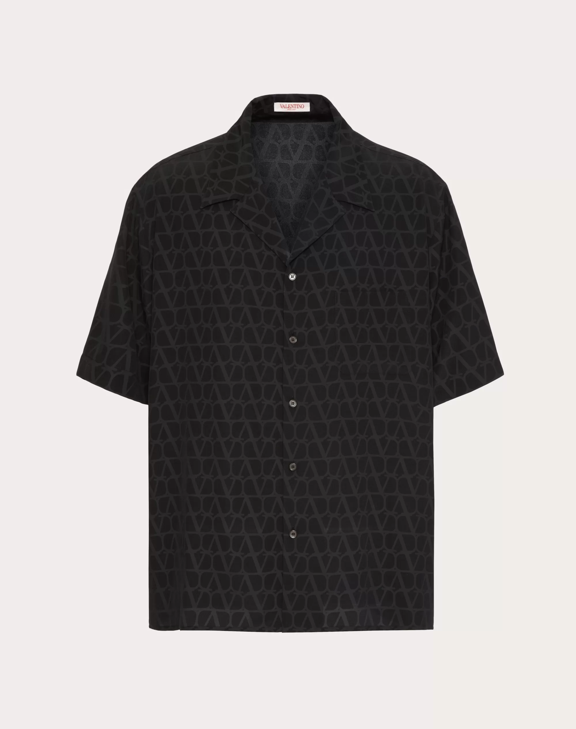 Valentino SILK BOWLING SHIRT IN TOILE ICONOGRAPHE PRINT Black Online