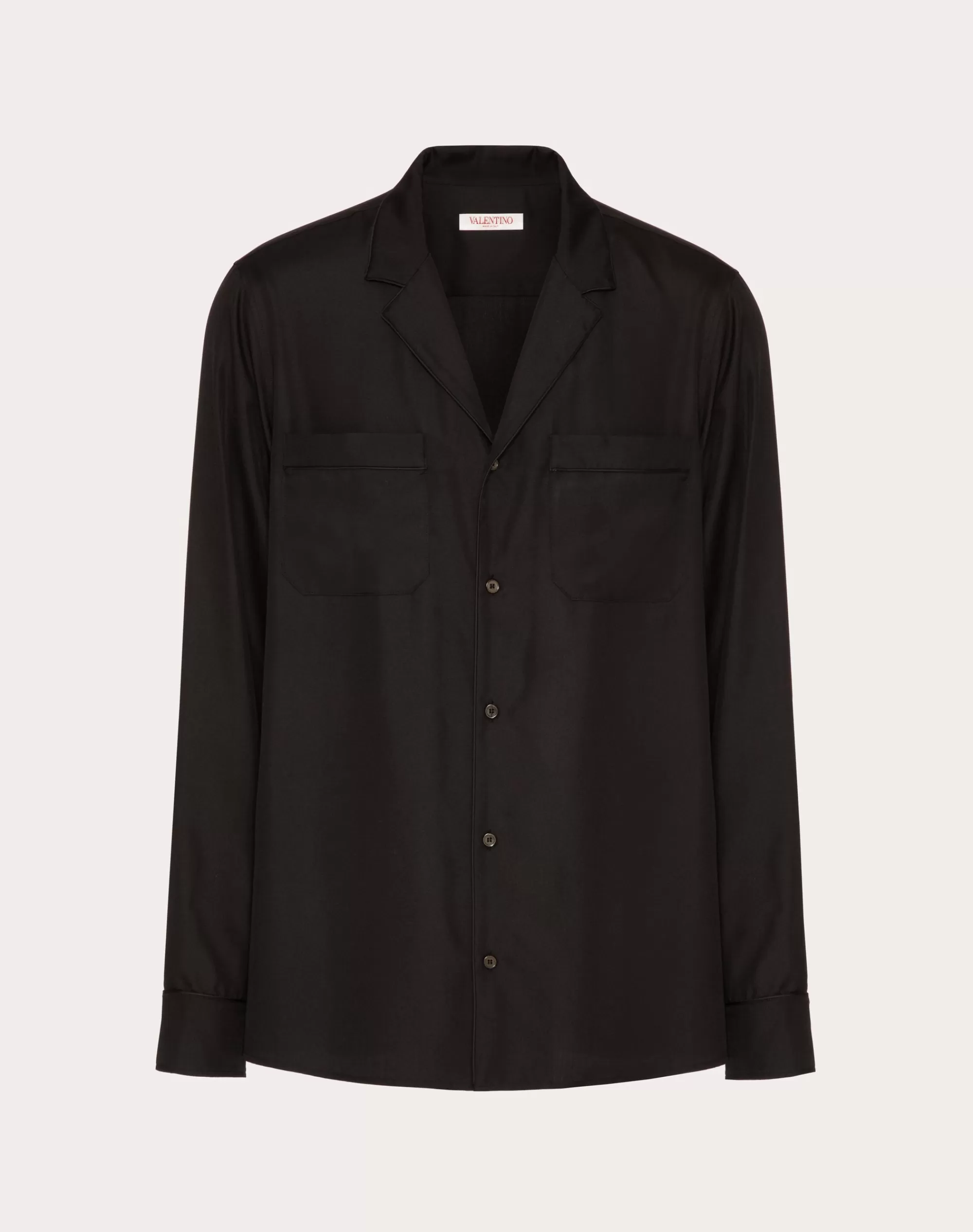 Valentino SILK PAJAMA SHIRT Flash Sale