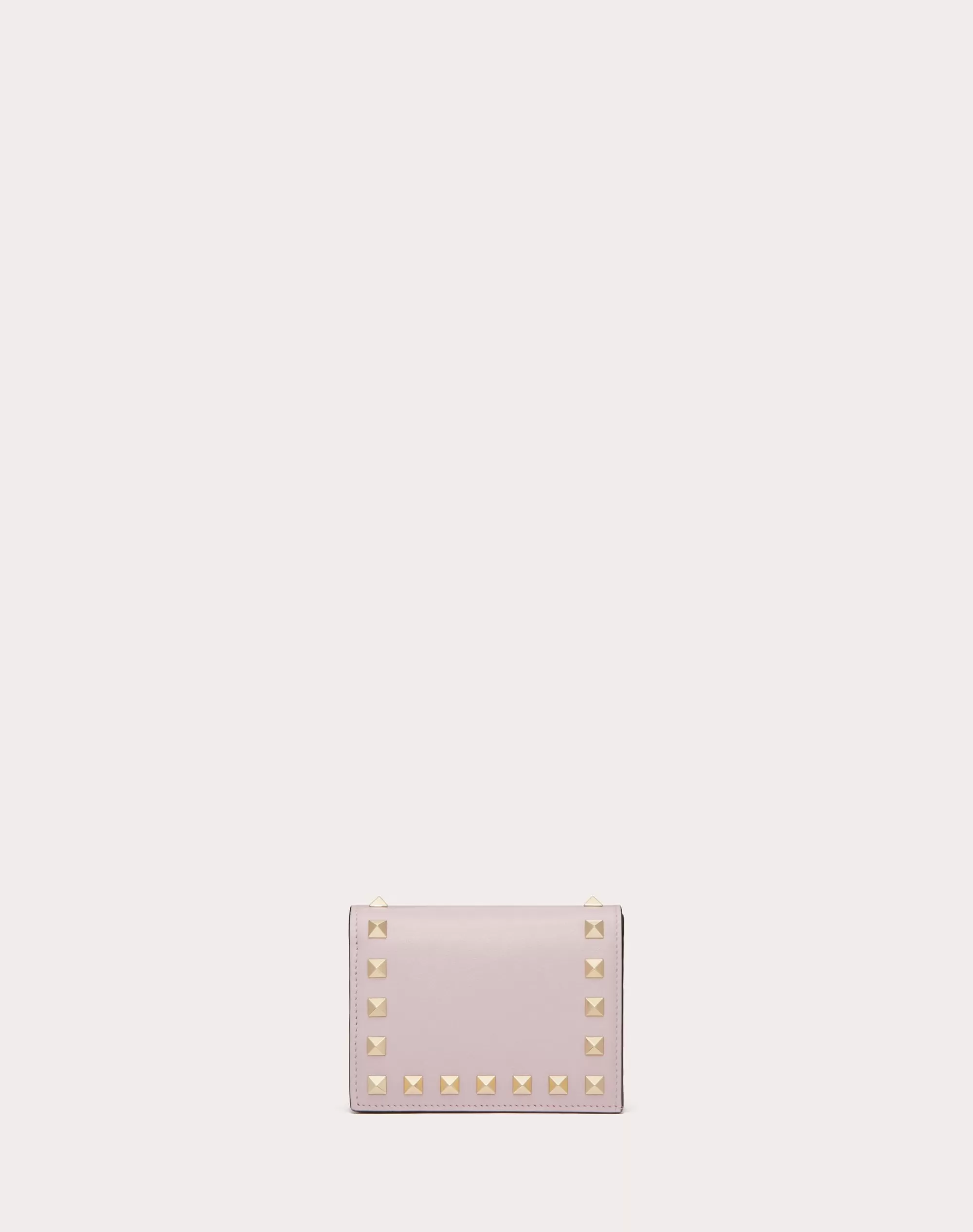 Valentino SMALL ROCKSTUD CALFSKIN WALLET New