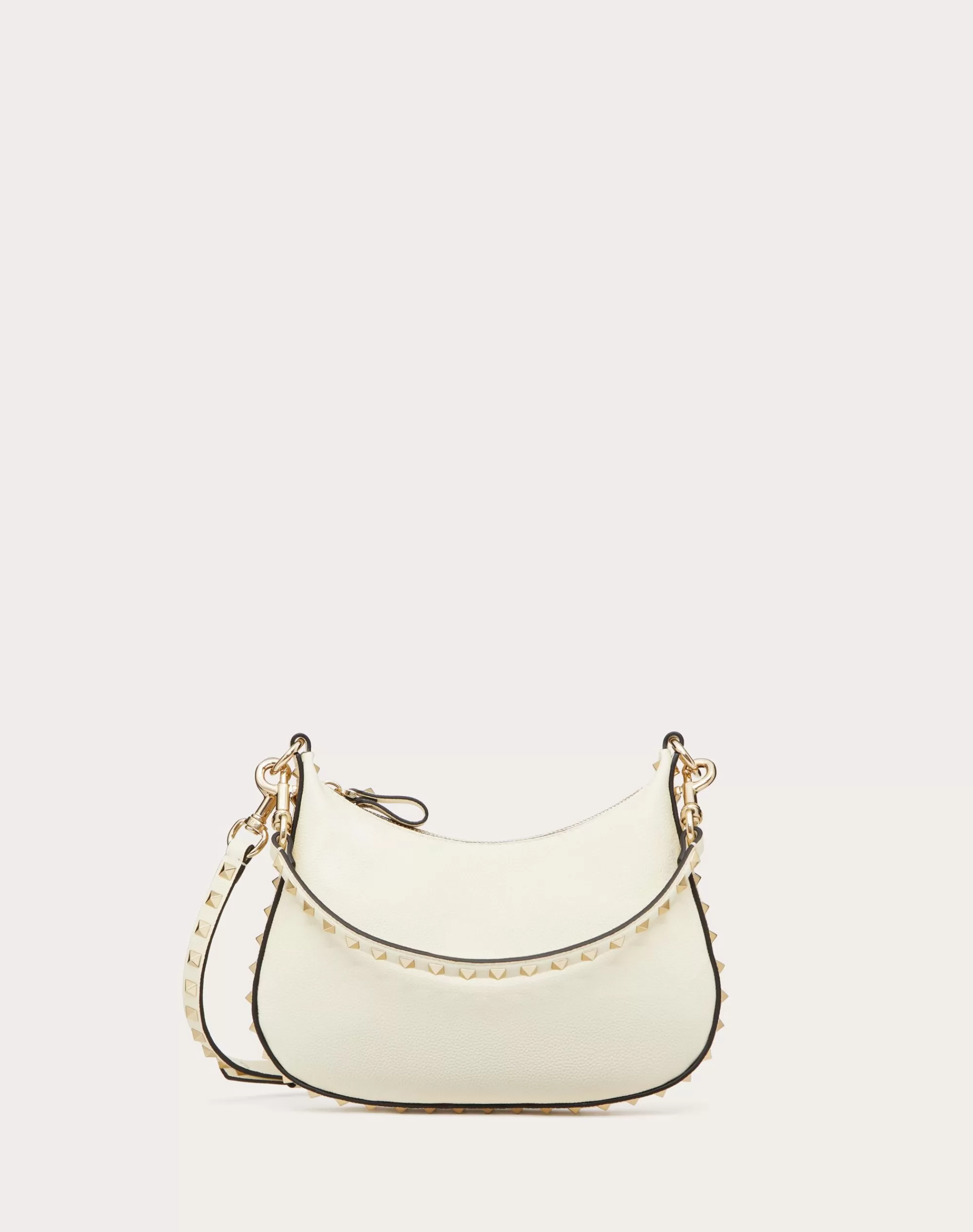 Valentino SMALL ROCKSTUD HOBO BAG IN GRAINY CALFSKIN Online