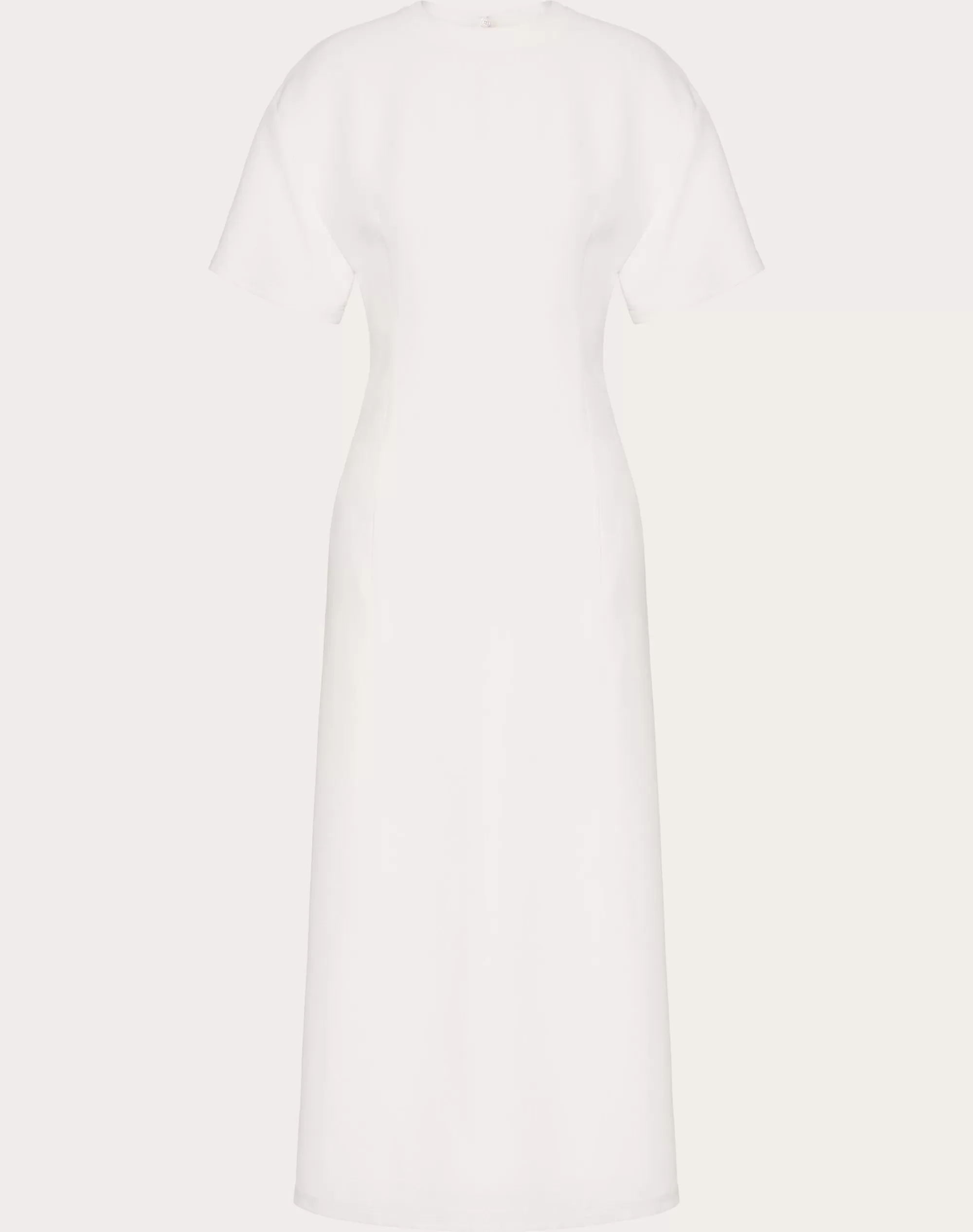 Valentino STRUCTURED COUTURE MIDI DRESS Ivory Flash Sale