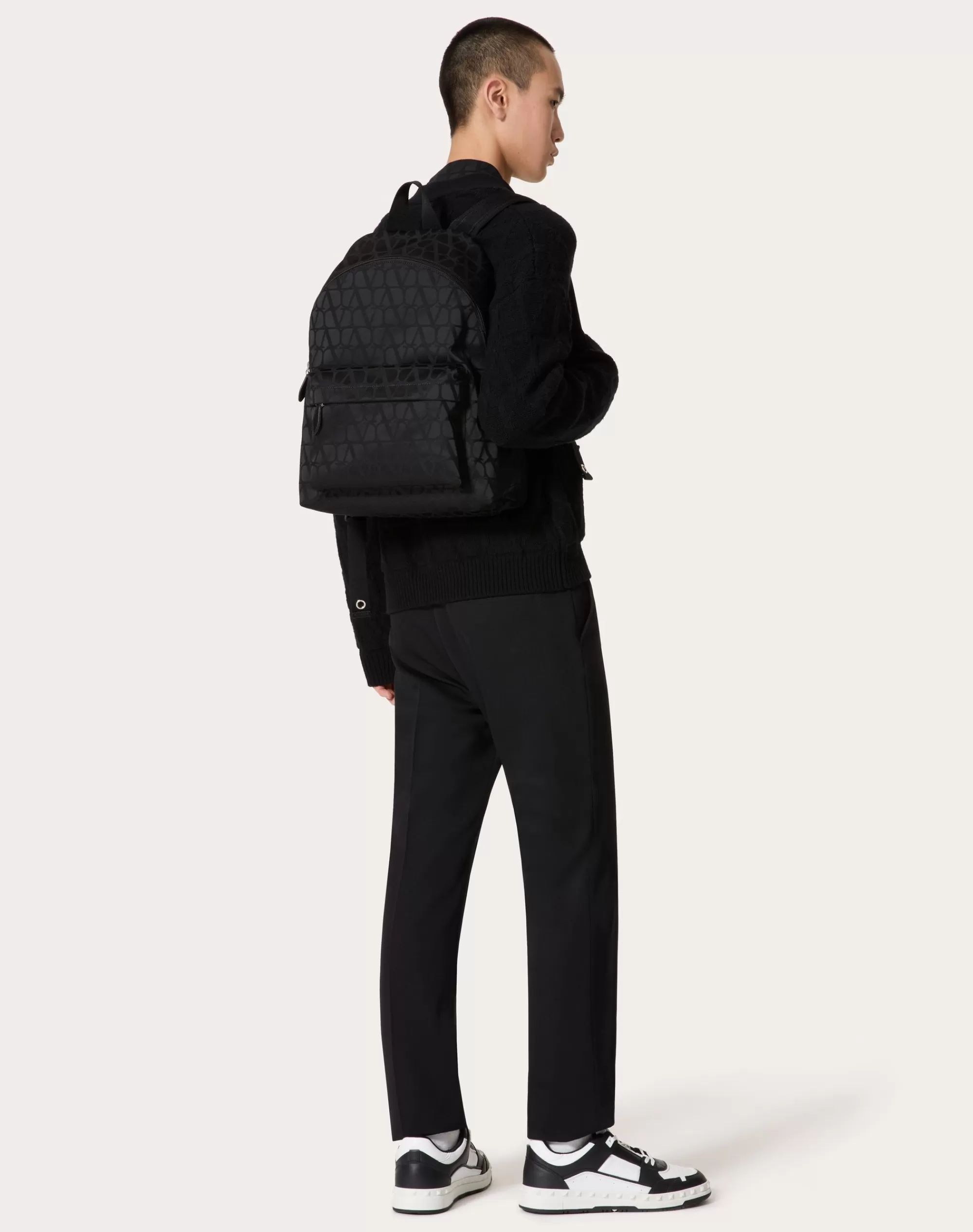 Valentino TOILE ICONOGRAPHE BACKPACK IN TECHNICAL FABRIC Discount