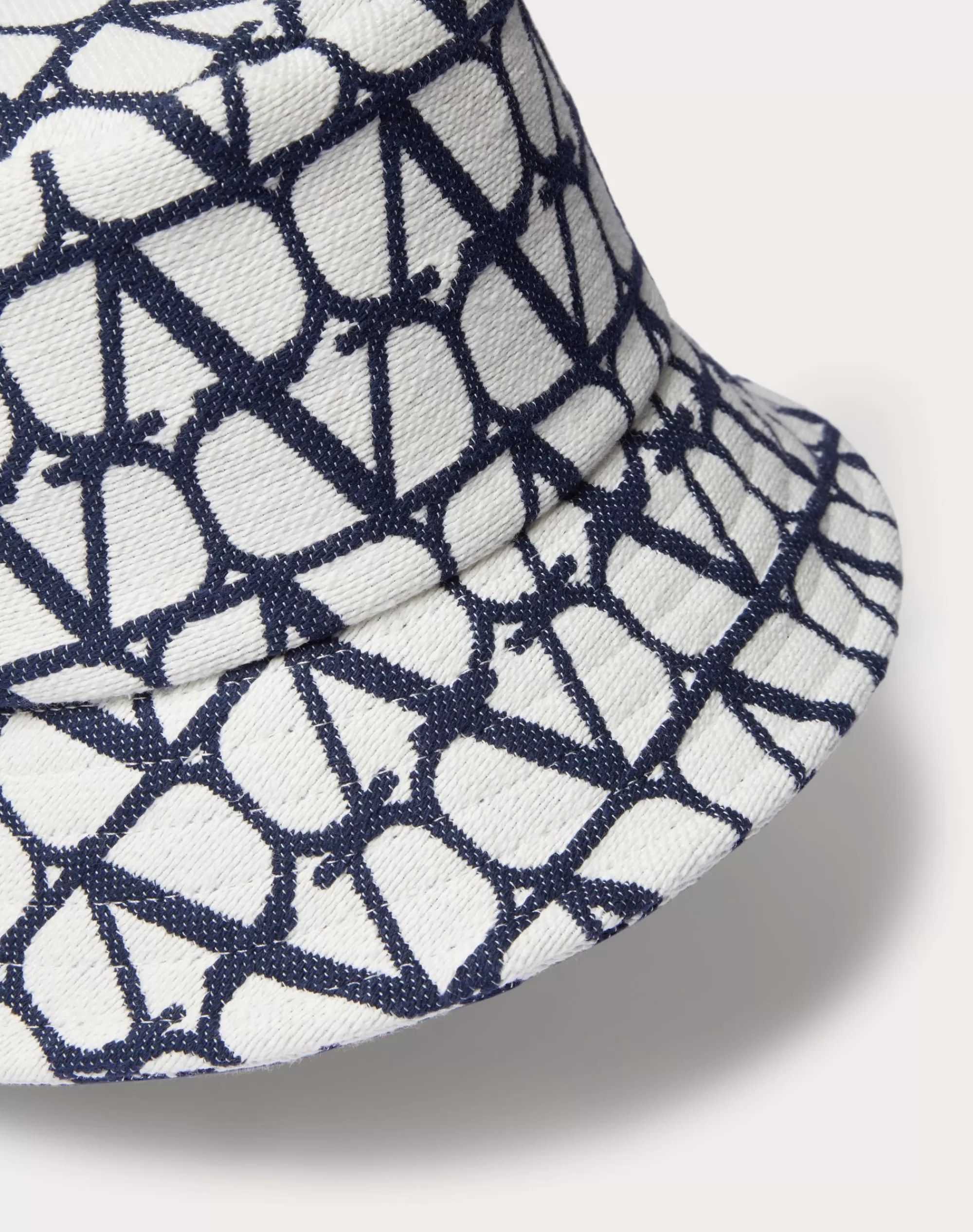 Valentino TOILE ICONOGRAPHE BUCKET HAT IN COTTON JACQUARD Blue/white Outlet