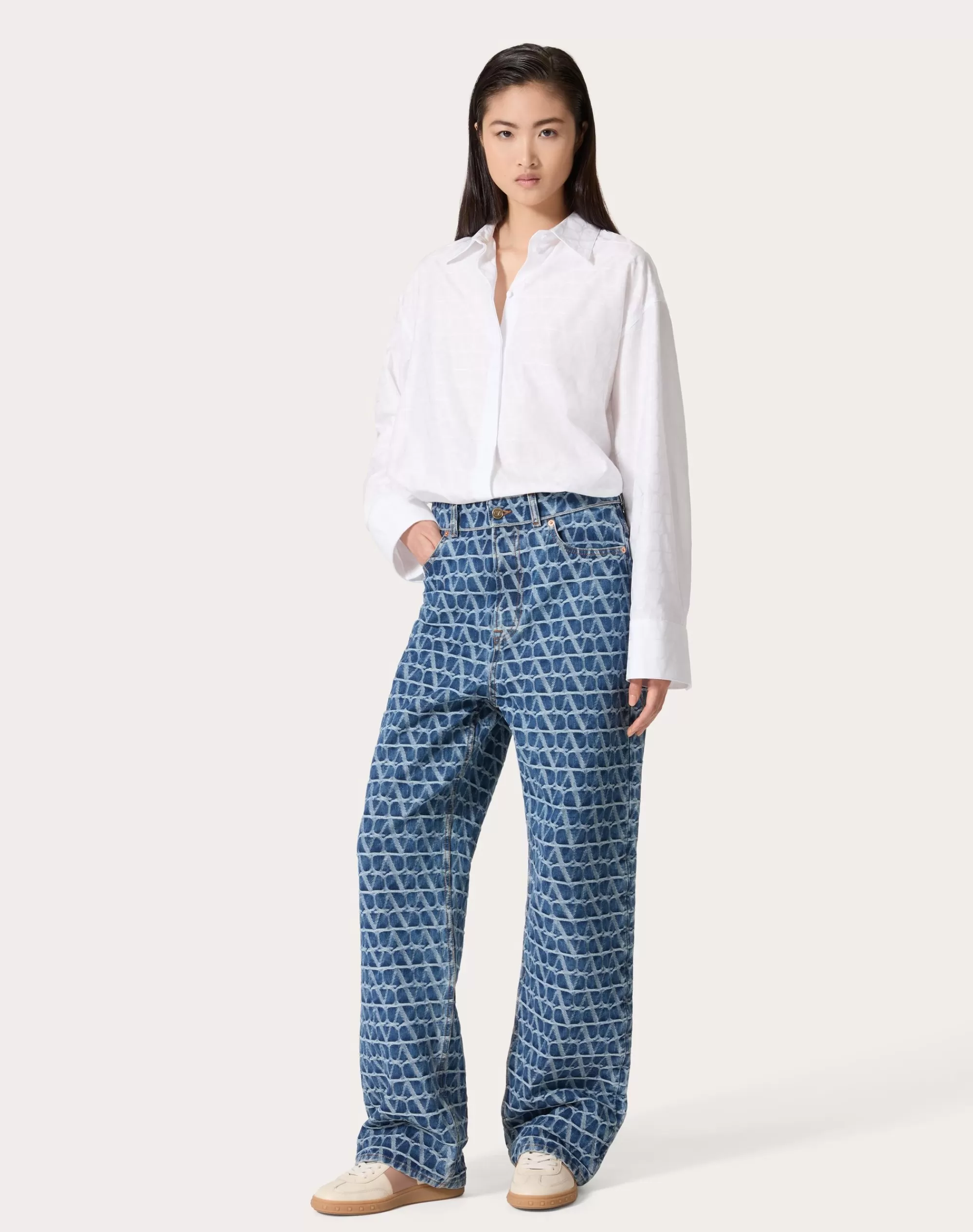 Valentino TOILE ICONOGRAPHE PANTS Denim Outlet