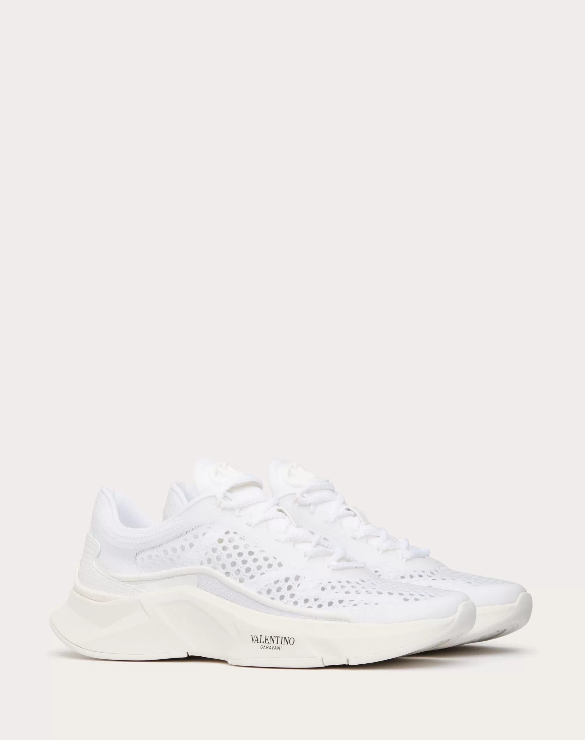 Valentino TRUE ACTRESS MESH SNEAKER White Flash Sale