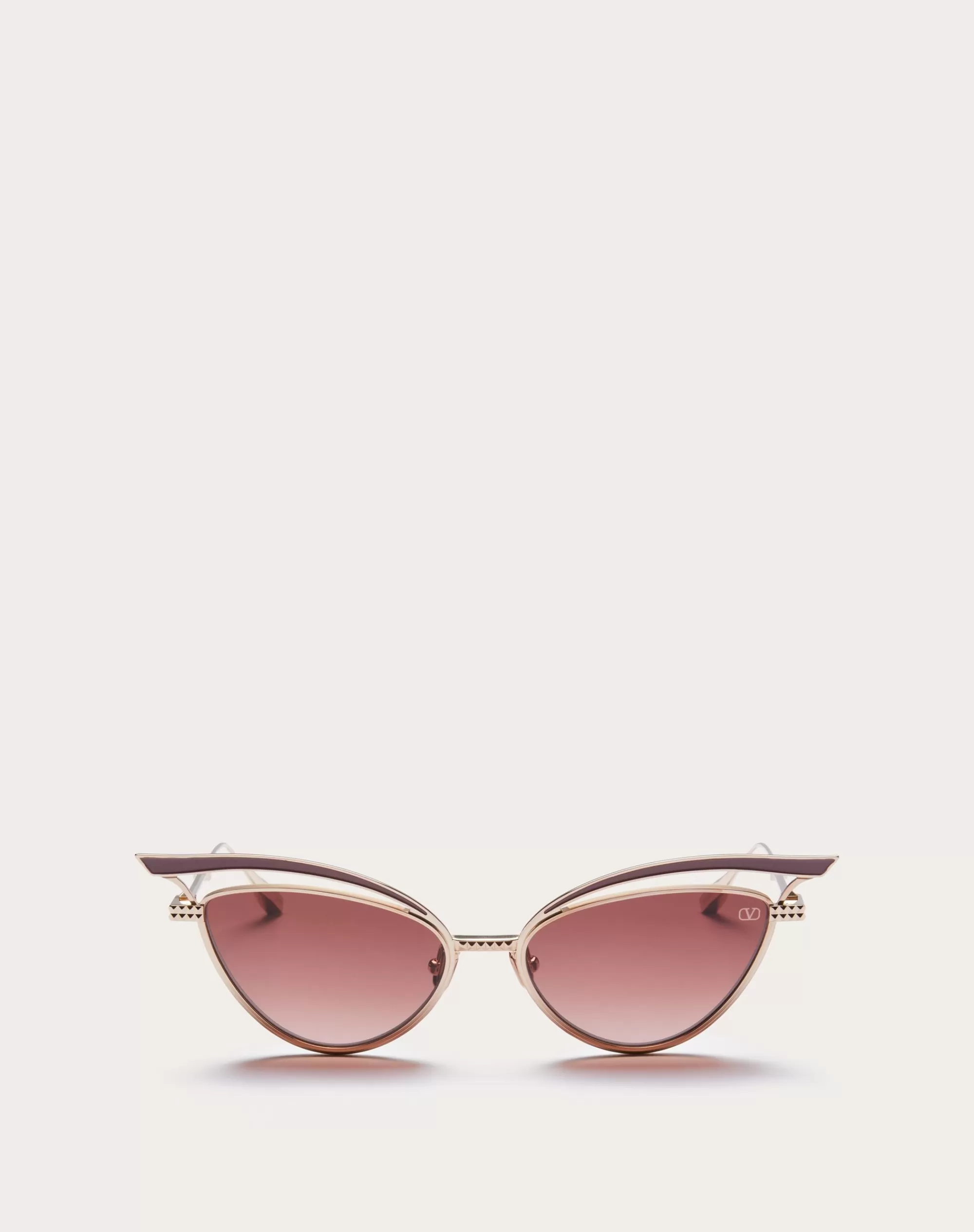 Valentino V - GLASSLINER CAT-EYE TITANIUM FRAME Gold/pink Sale