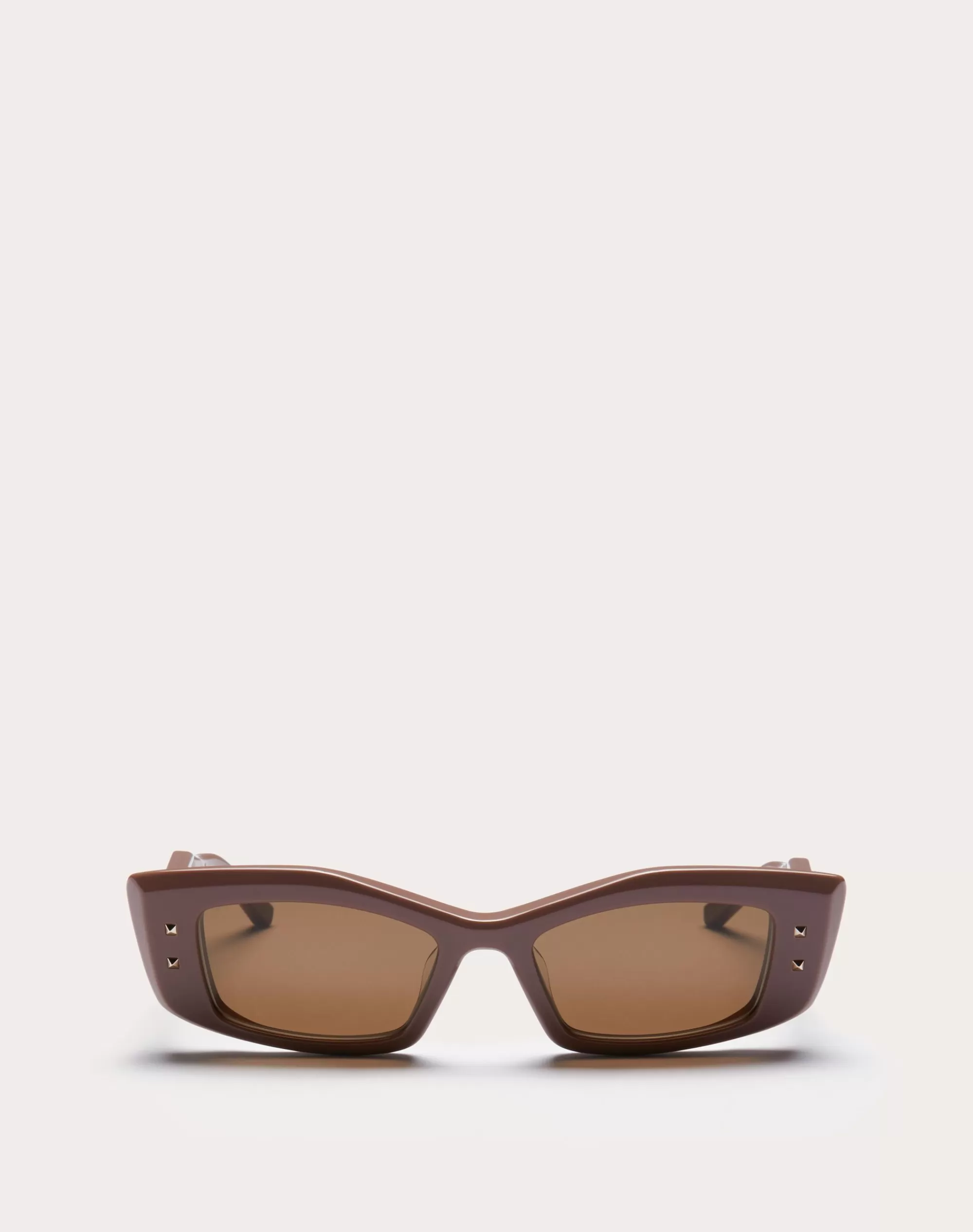 Valentino V -RECTANGULAR ACETATE  FRAME DarkBrown/darkBrown Flash Sale