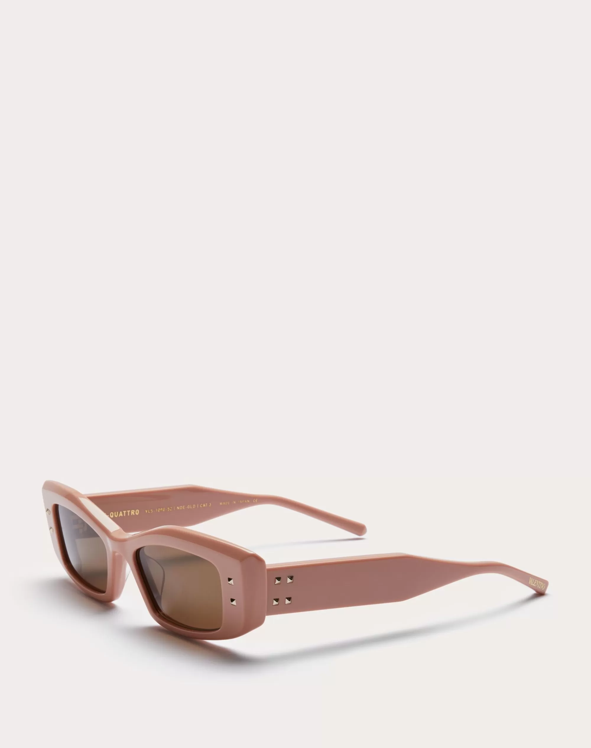 Valentino V -RECTANGULAR ACETATE  FRAME DarkNude/darkBrown Best Sale