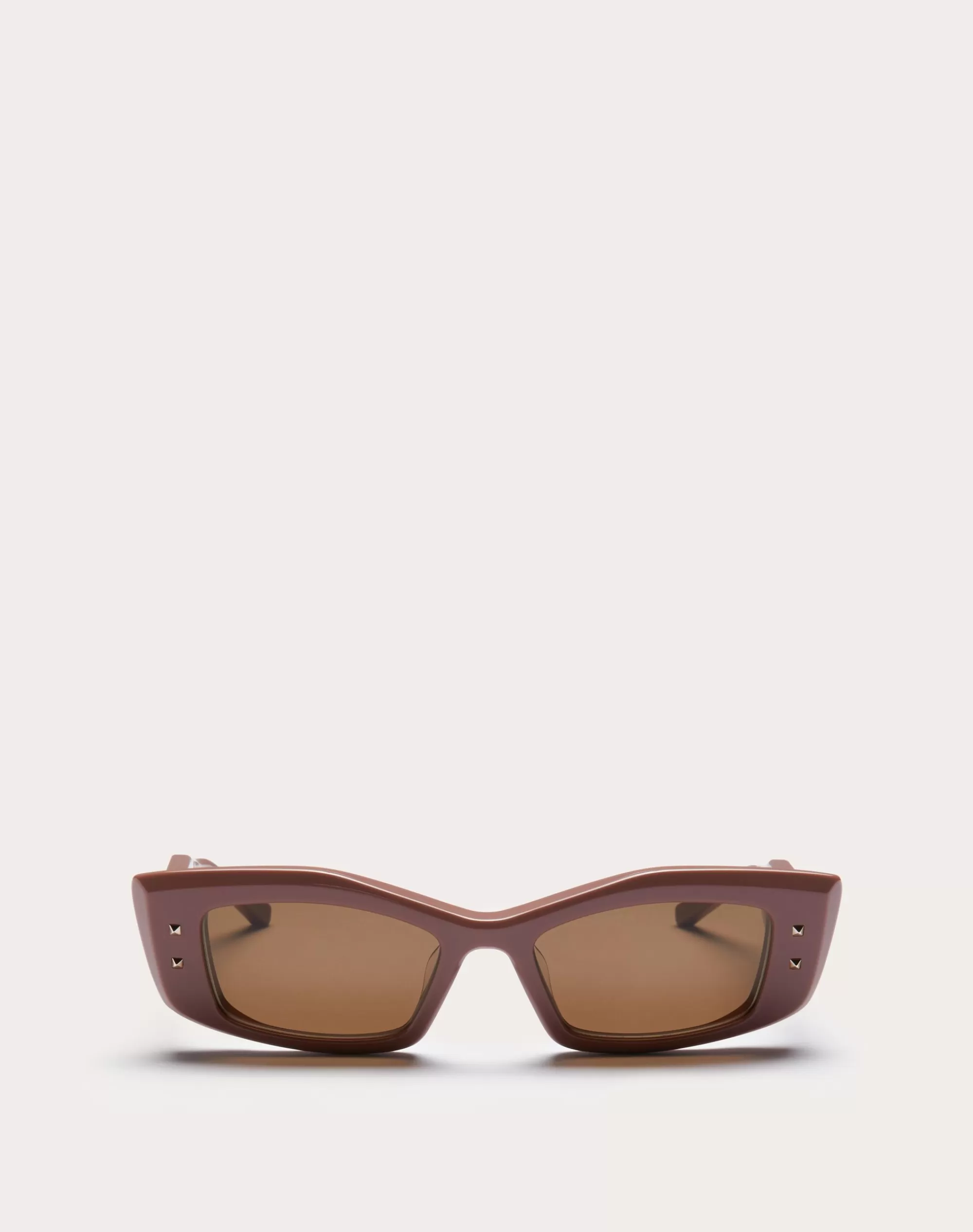 Valentino V -RECTANGULAR ACETATE  FRAME Brown/darkBrown Flash Sale