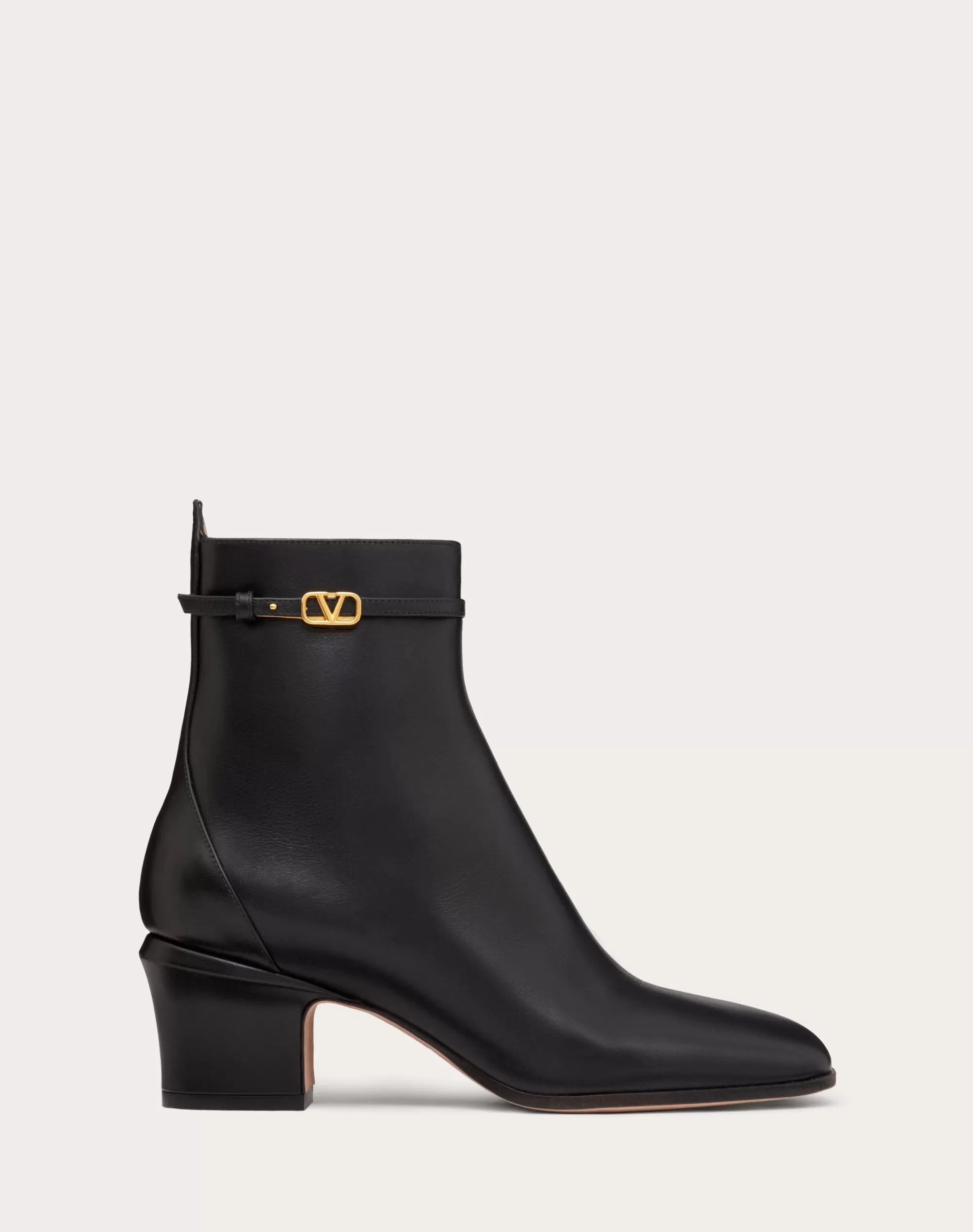 Valentino GARAVANI TAN-GO ANKLE BOOT IN CALFSKIN LEATHER 60MM Black Online