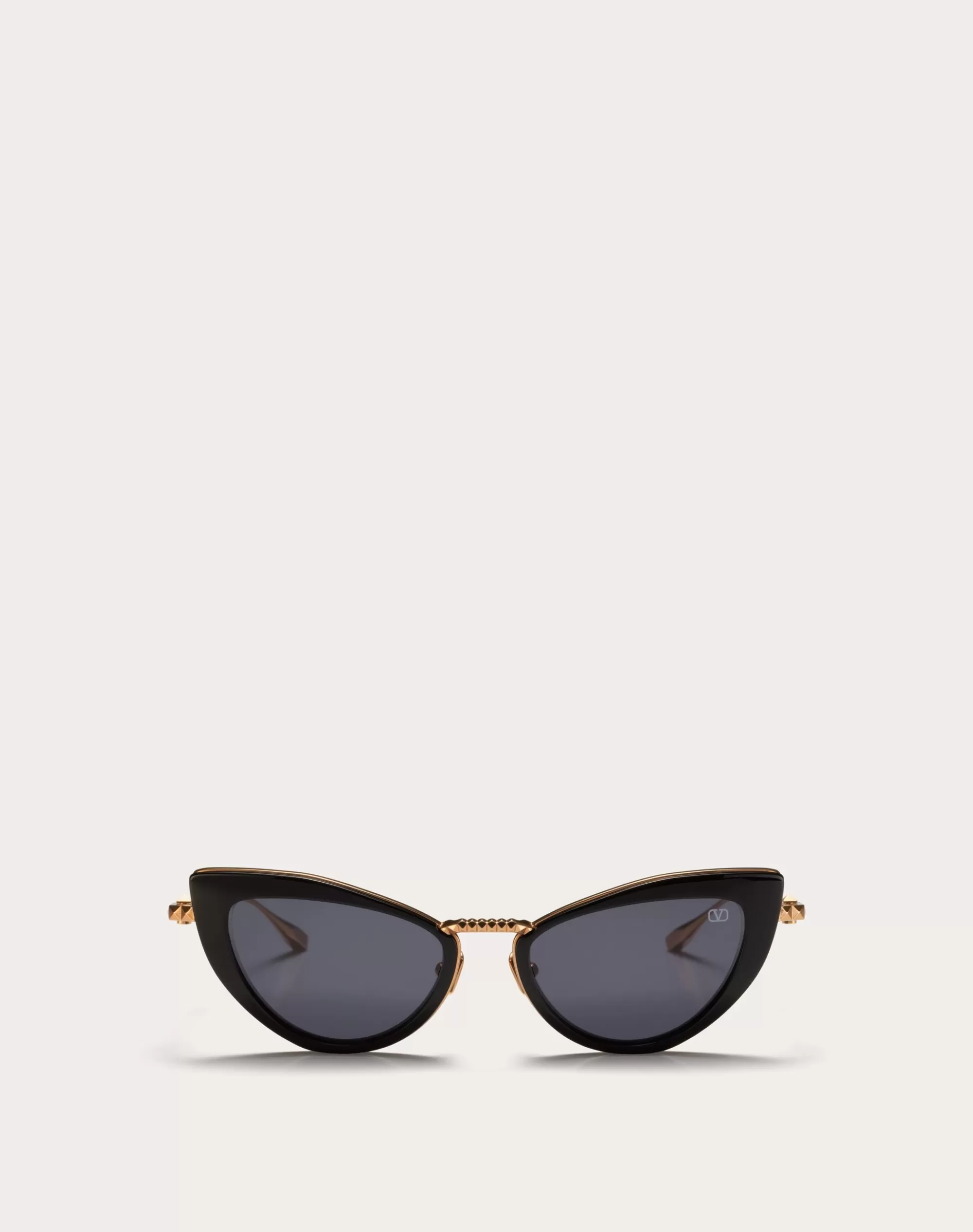 Valentino VIII - CAT-EYE TITANIUM AND ACETATE STUD FRAME Black/gray Shop