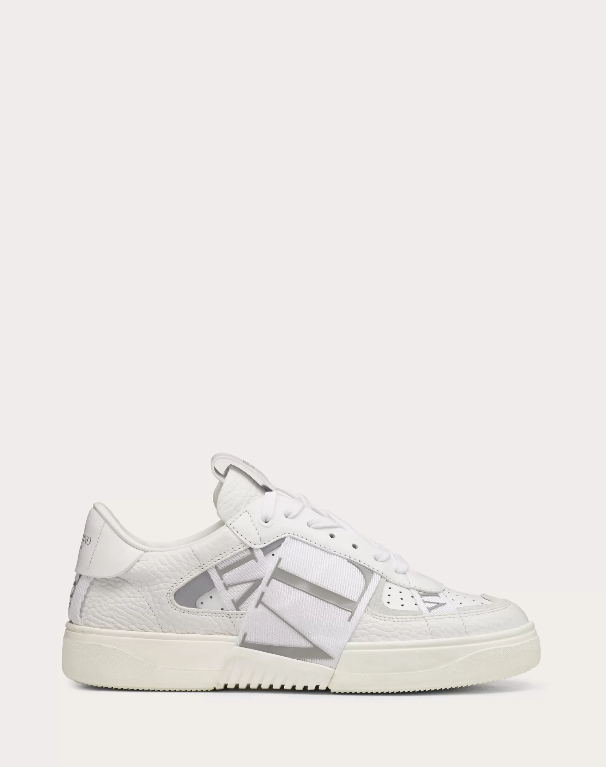 Valentino VL7N SNEAKER IN BANDED CALFSKIN LEATHER White Cheap