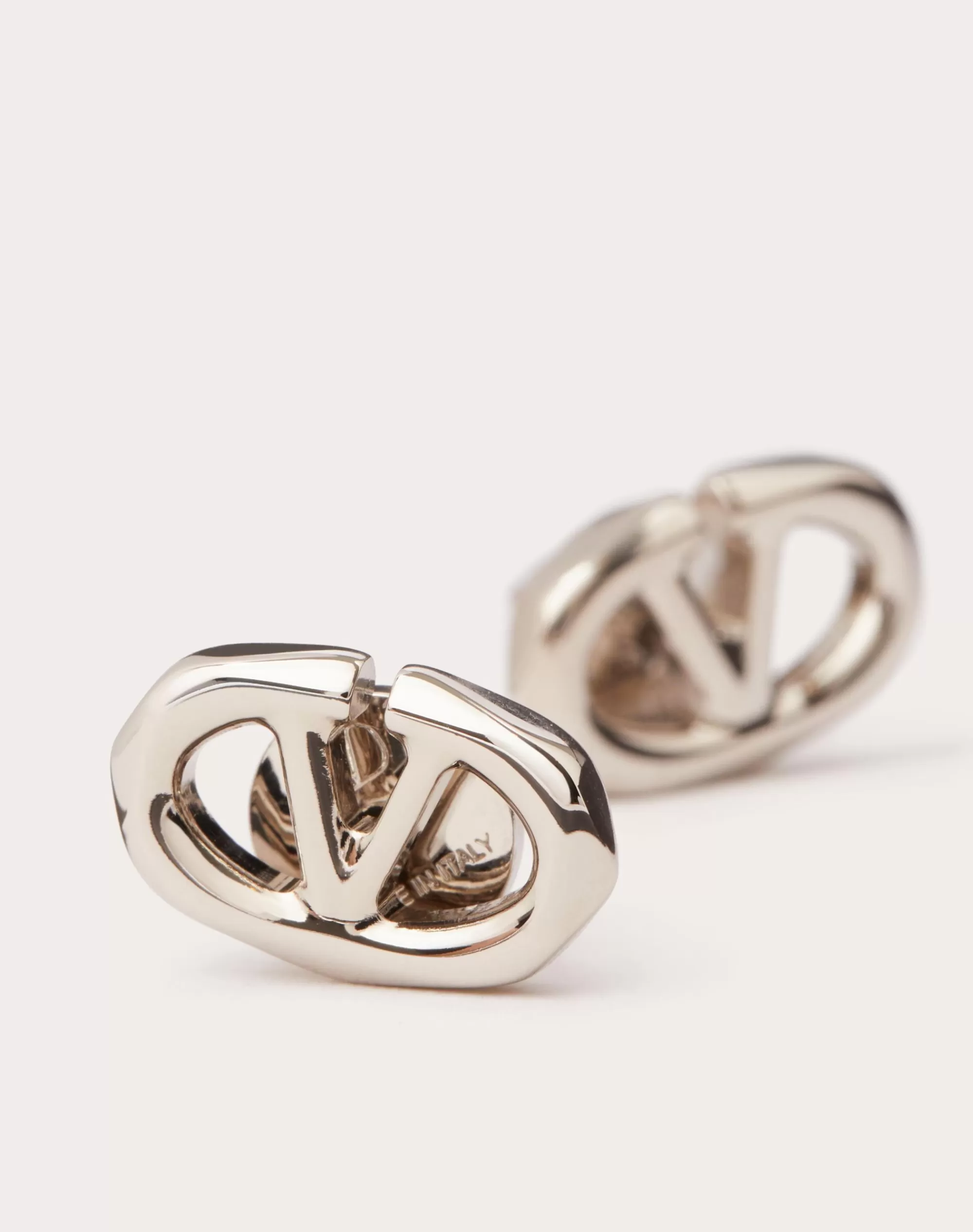 Valentino VLOGO BOLDIES METAL EARRINGS Palladium Online