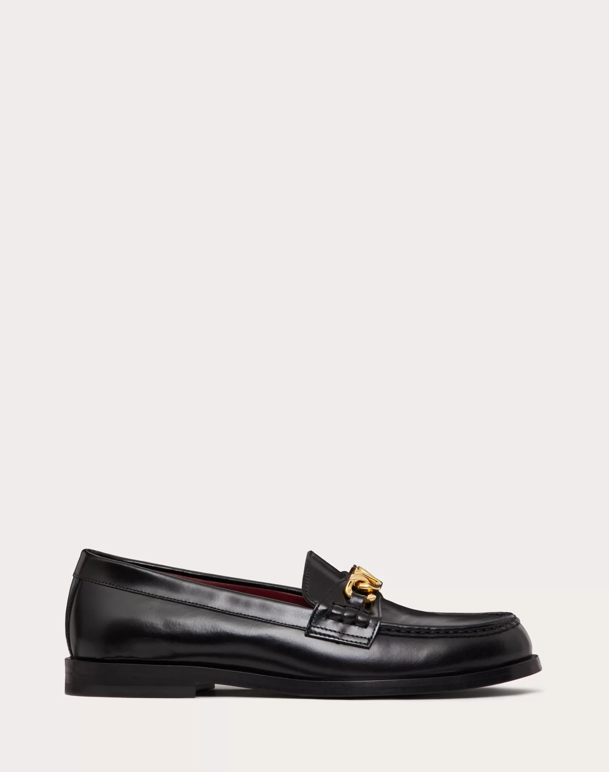 Valentino VLOGO CHAIN CALFSKIN LOAFER Black Best