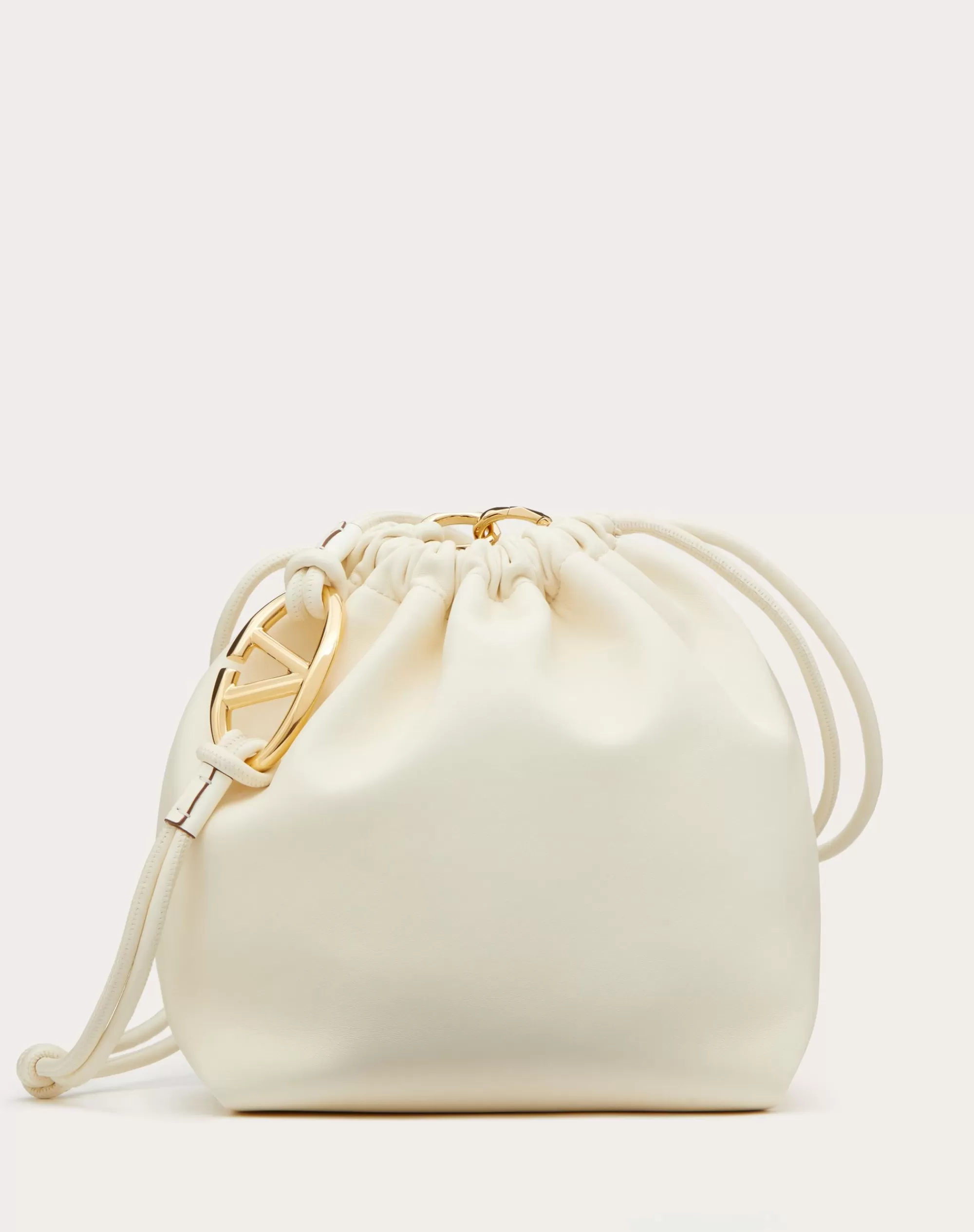 Valentino VLOGO POUF NAPPA LEATHER POUCH Cheap