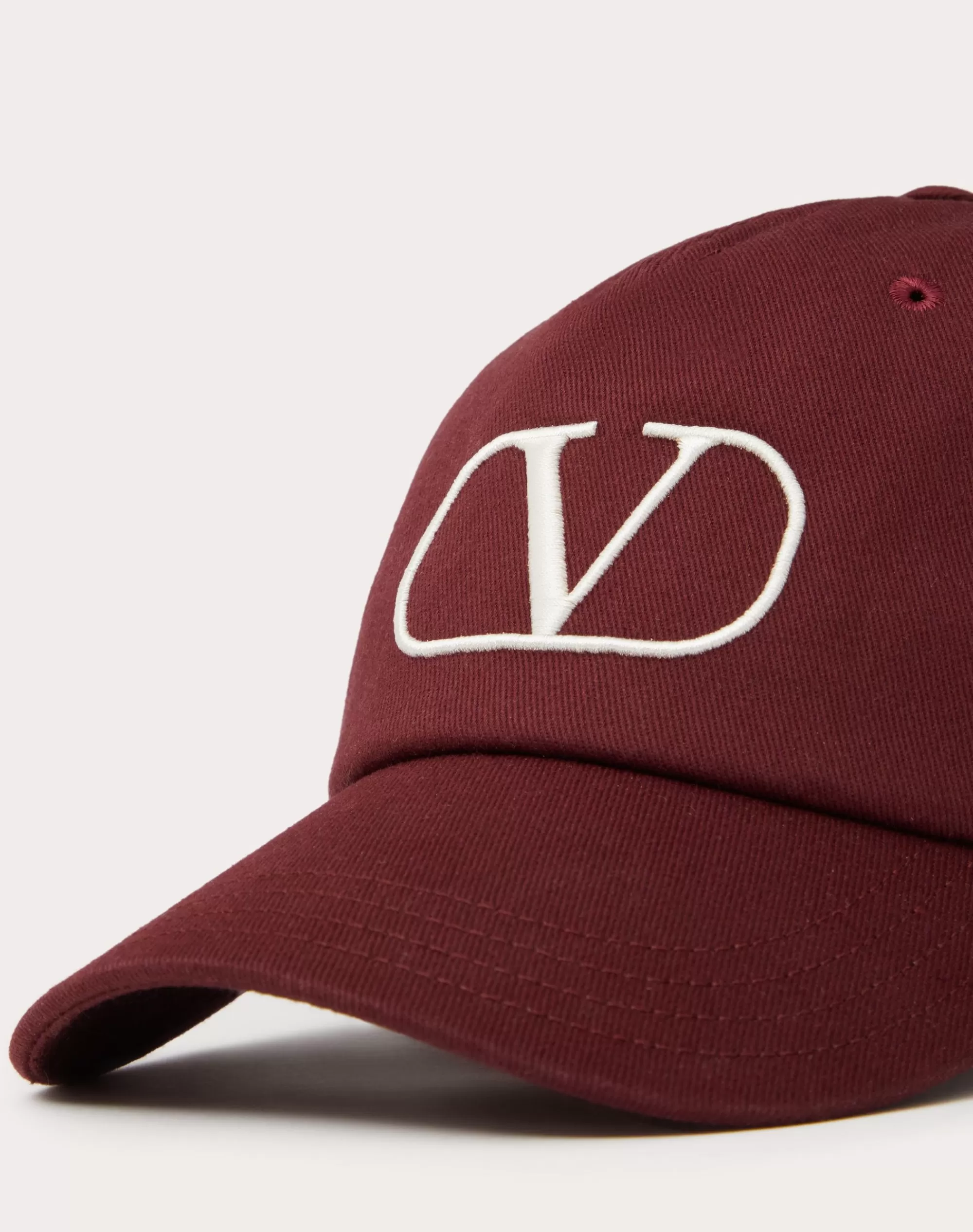 Valentino VLOGO SIGNATURE BASEBALL CAP Maroon Store