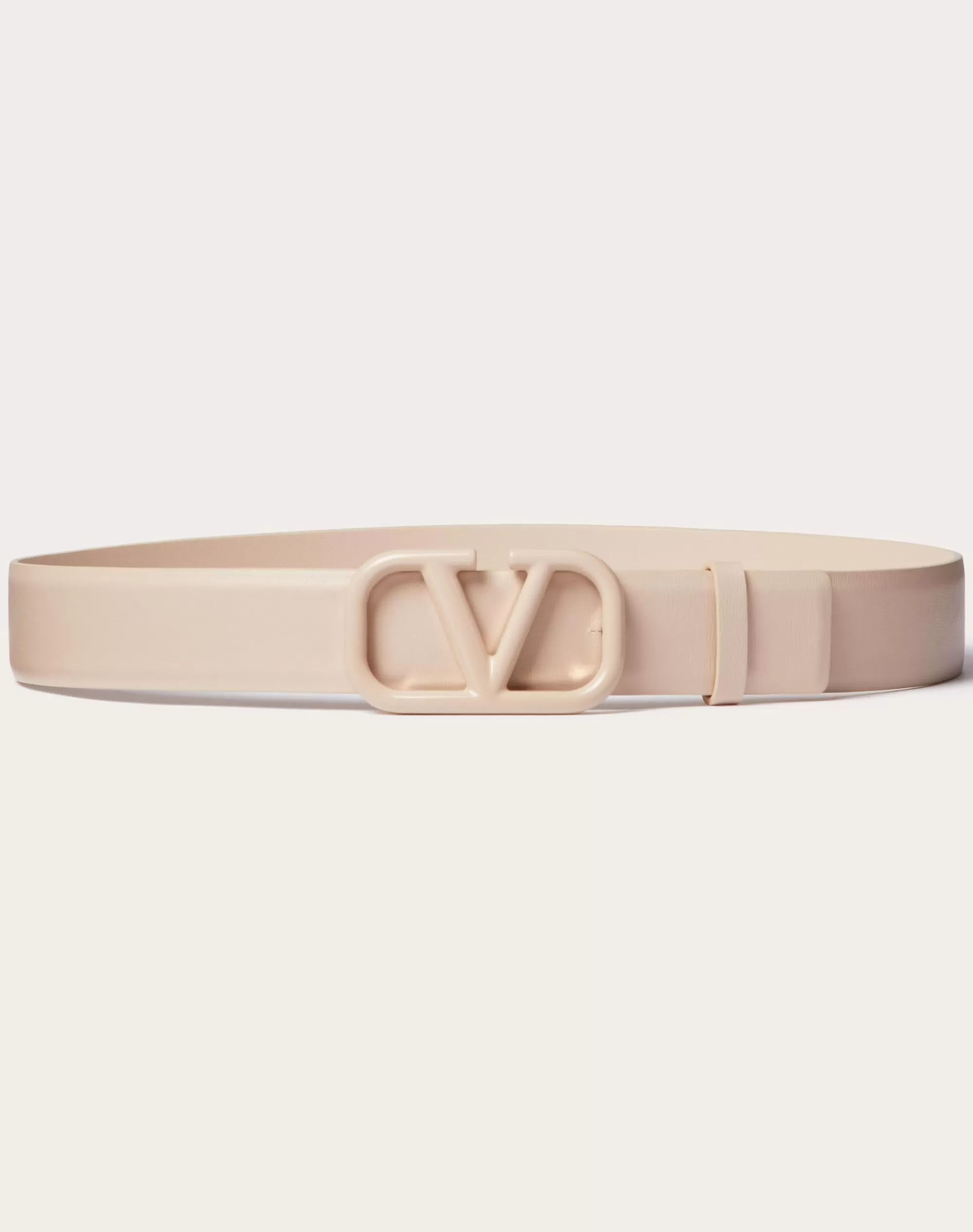 Valentino VLOGO SIGNATURE BELT IN SHINY CALFSKIN 30MM Online