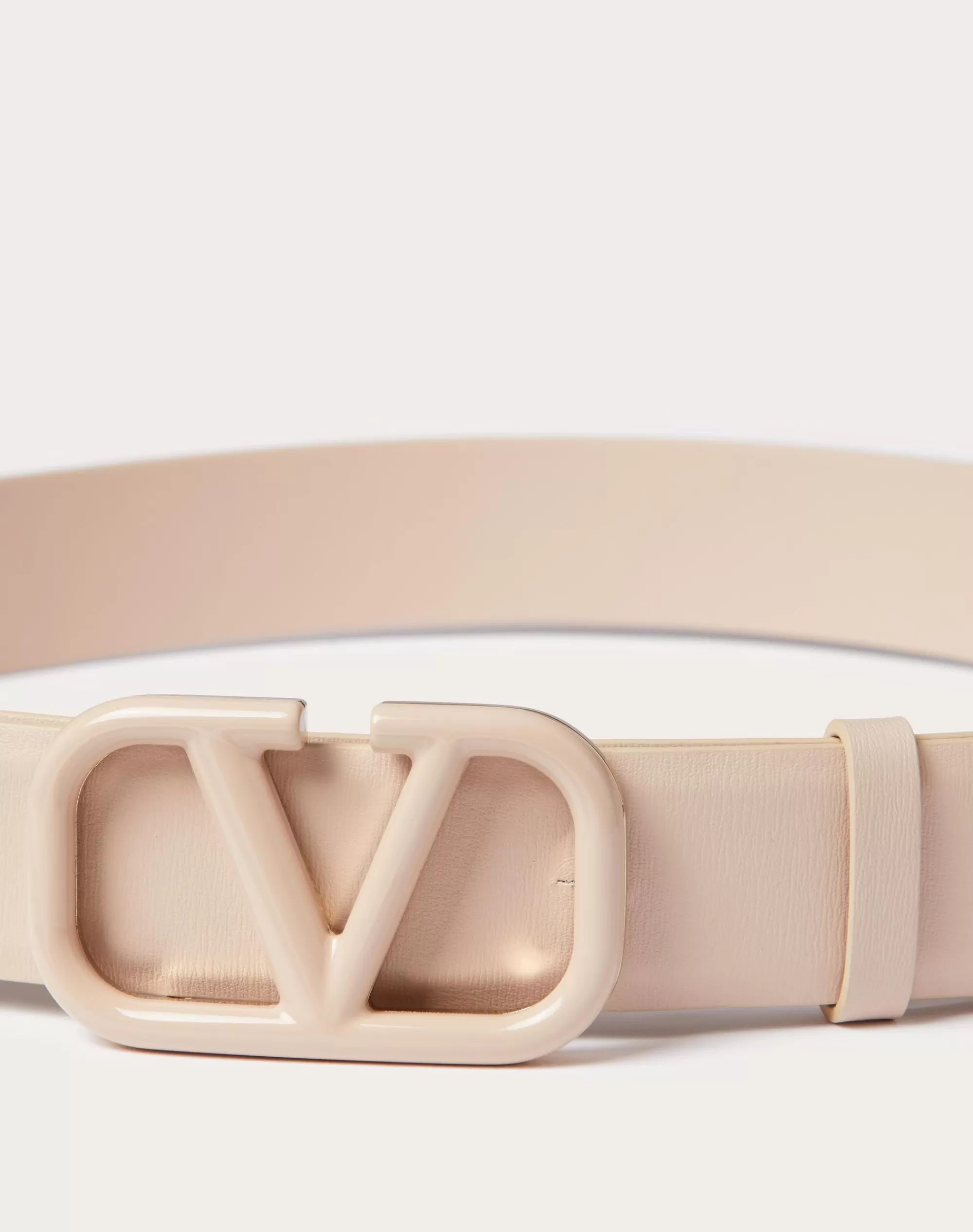 Valentino VLOGO SIGNATURE BELT IN SHINY CALFSKIN 30MM Online