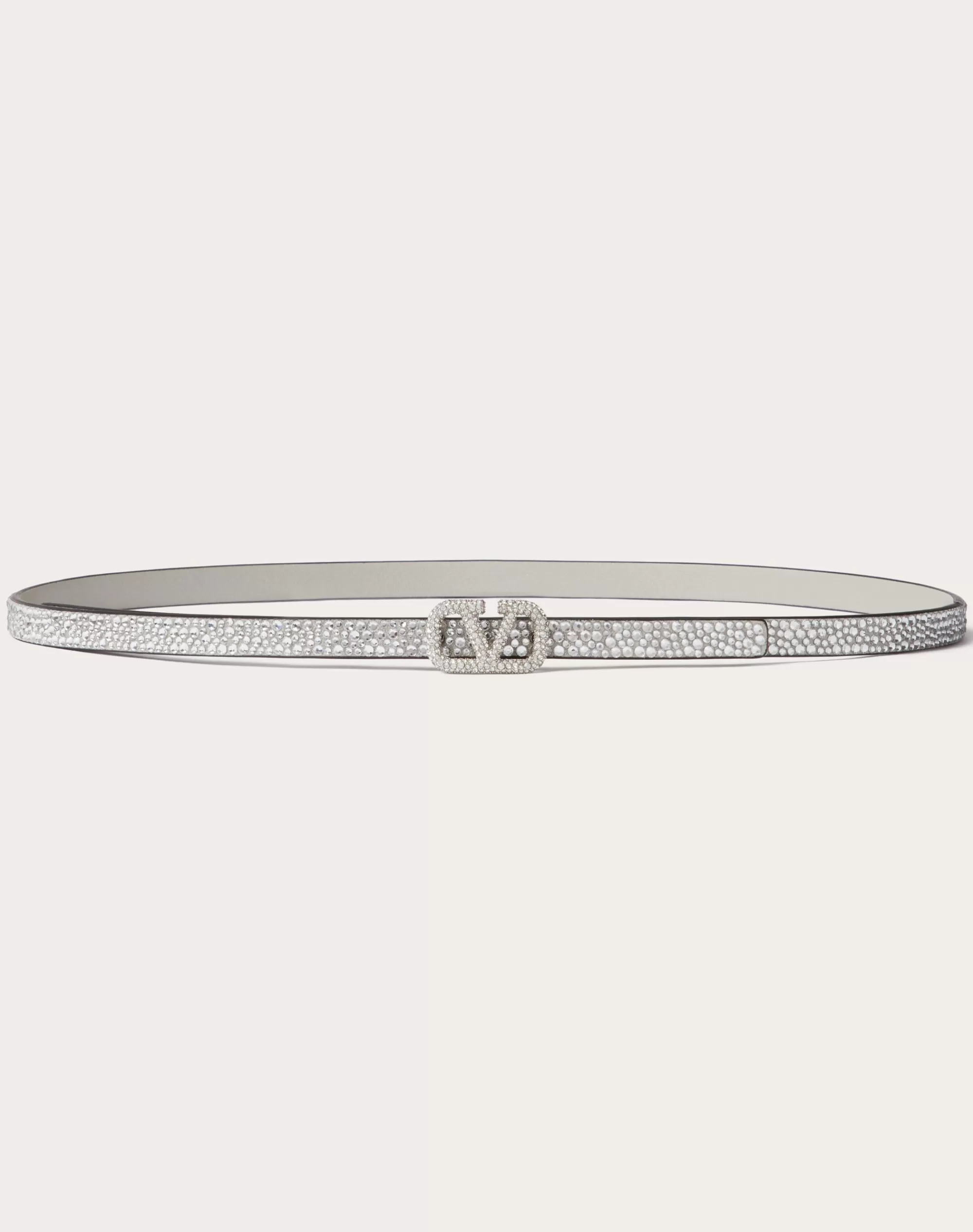 Valentino VLOGO SIGNATURE BELT WITH S 10 MM Crystal Sale