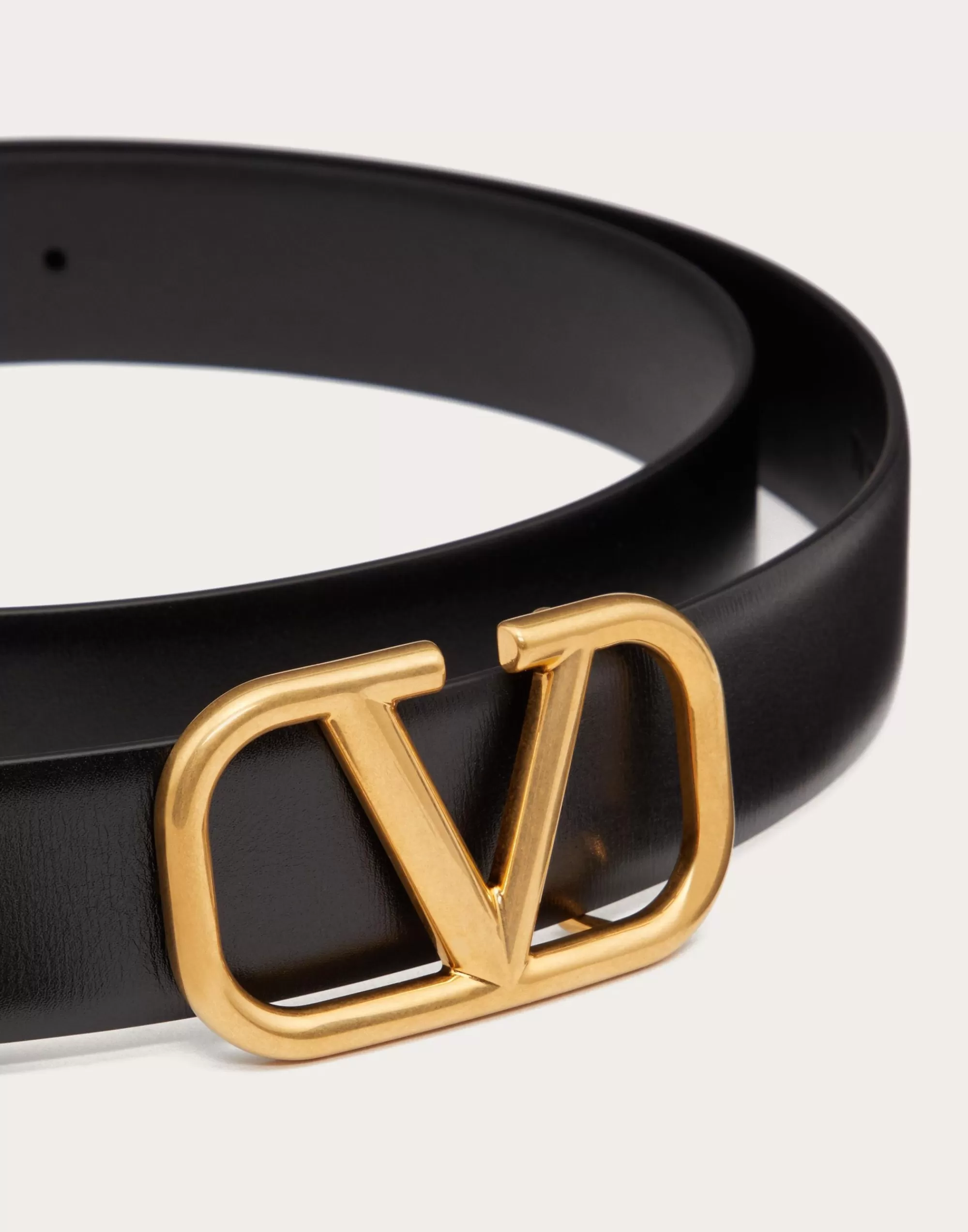 Valentino VLOGO SIGNATURE CALFSKIN BELT Best