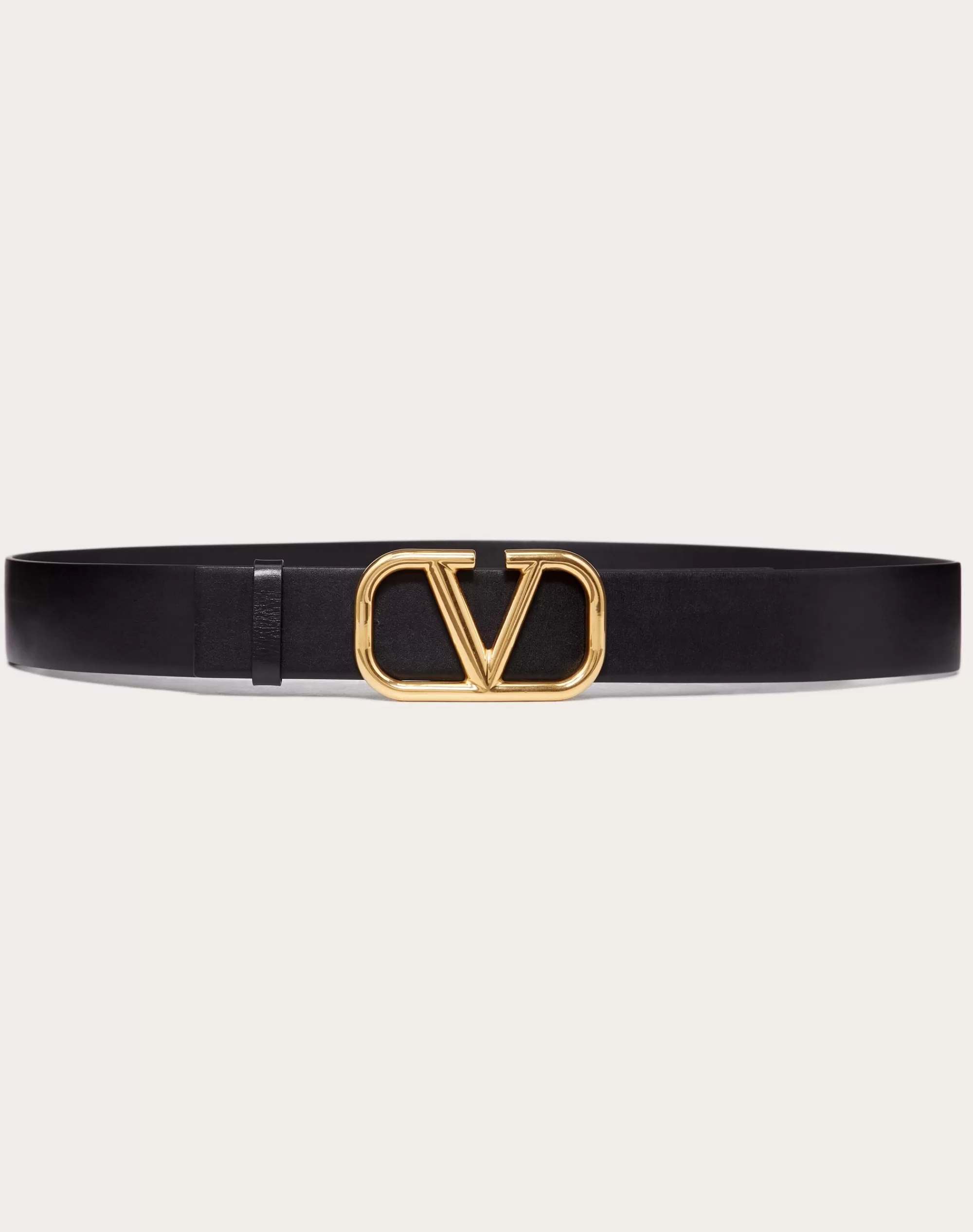 Valentino VLOGO SIGNATURE CALFSKIN BELT 40 MM Discount