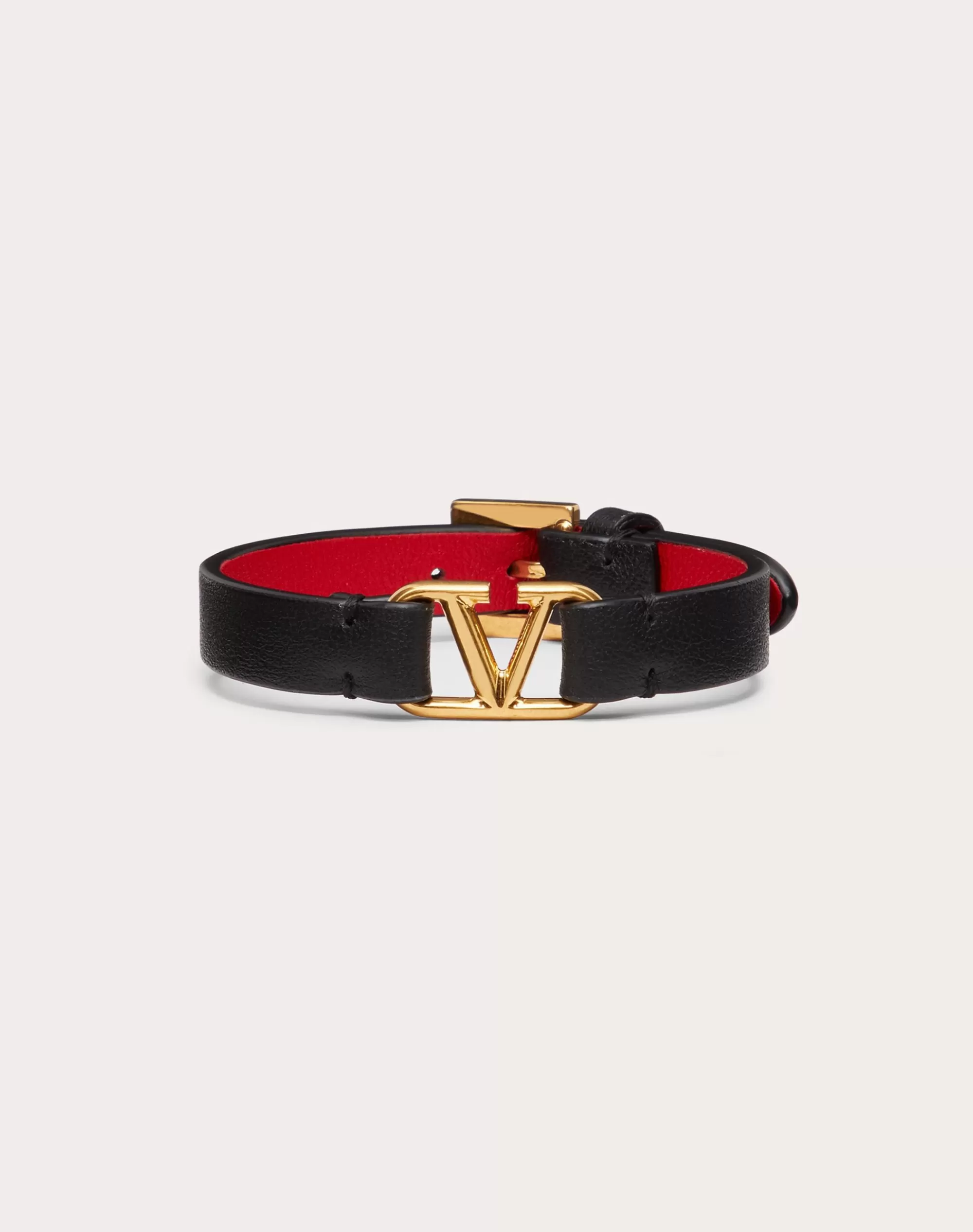 Valentino VLOGO SIGNATURE CALFSKIN BRACELET Best