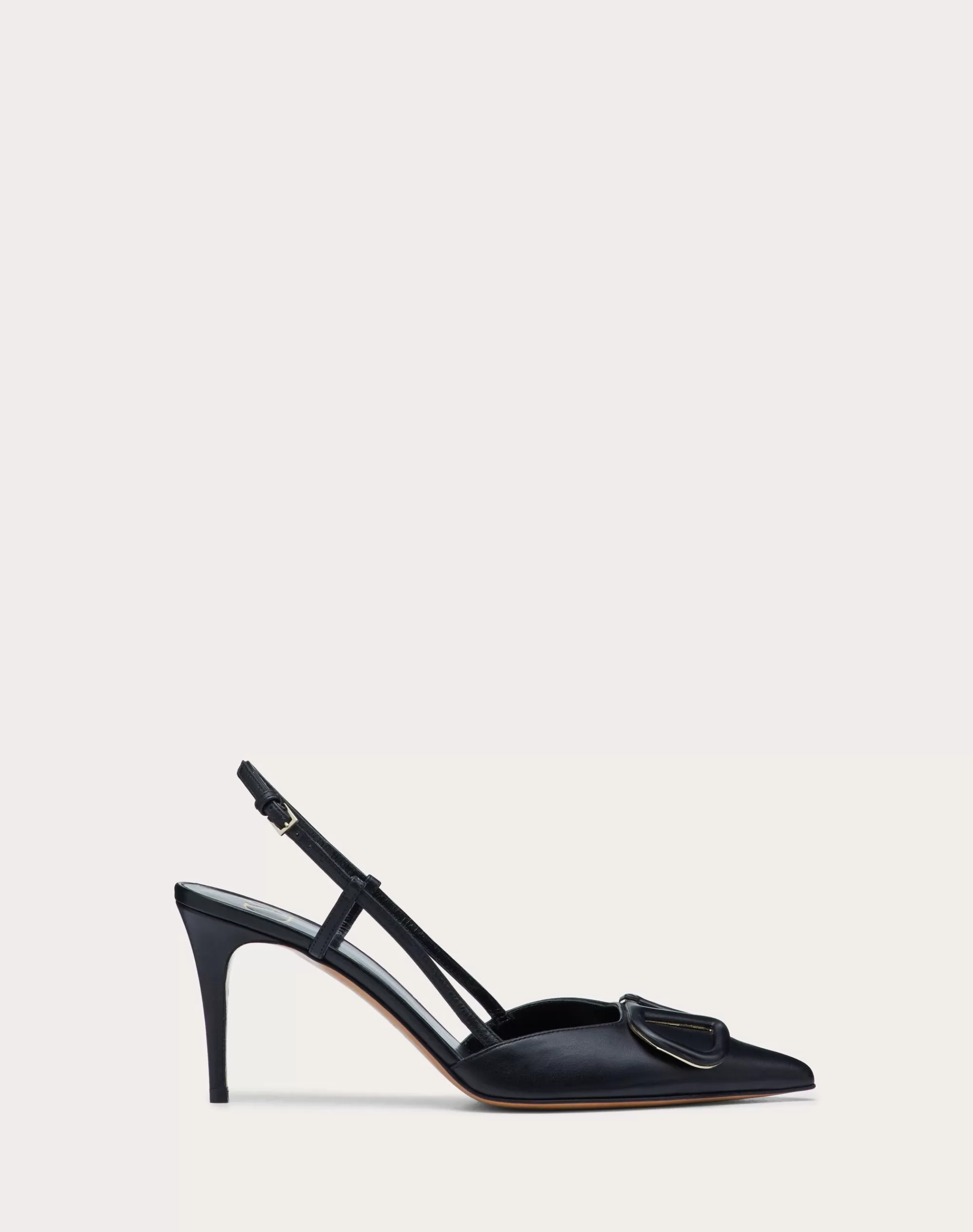 Valentino VLOGO SIGNATURE CALFSKIN SLINGBACK PUMP 80 MM / 3.15 IN. Outlet