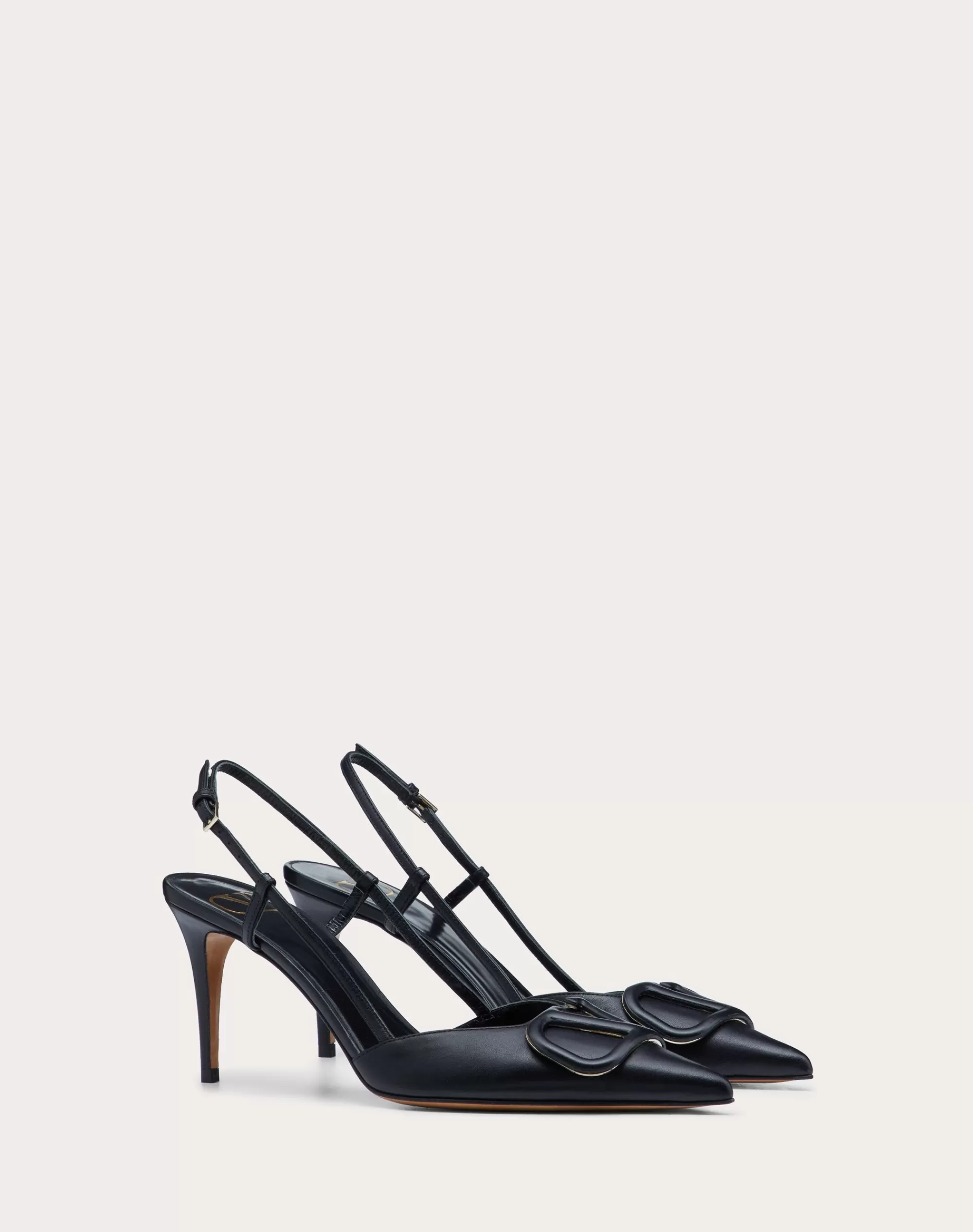 Valentino VLOGO SIGNATURE CALFSKIN SLINGBACK PUMP 80 MM / 3.15 IN. Outlet