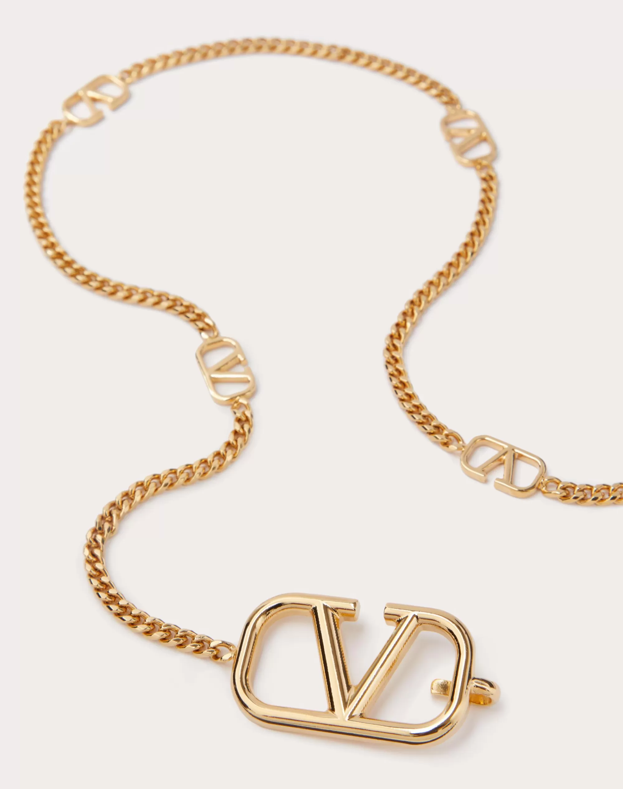 Valentino VLOGO SIGNATURE CHAIN BELT Gold Hot