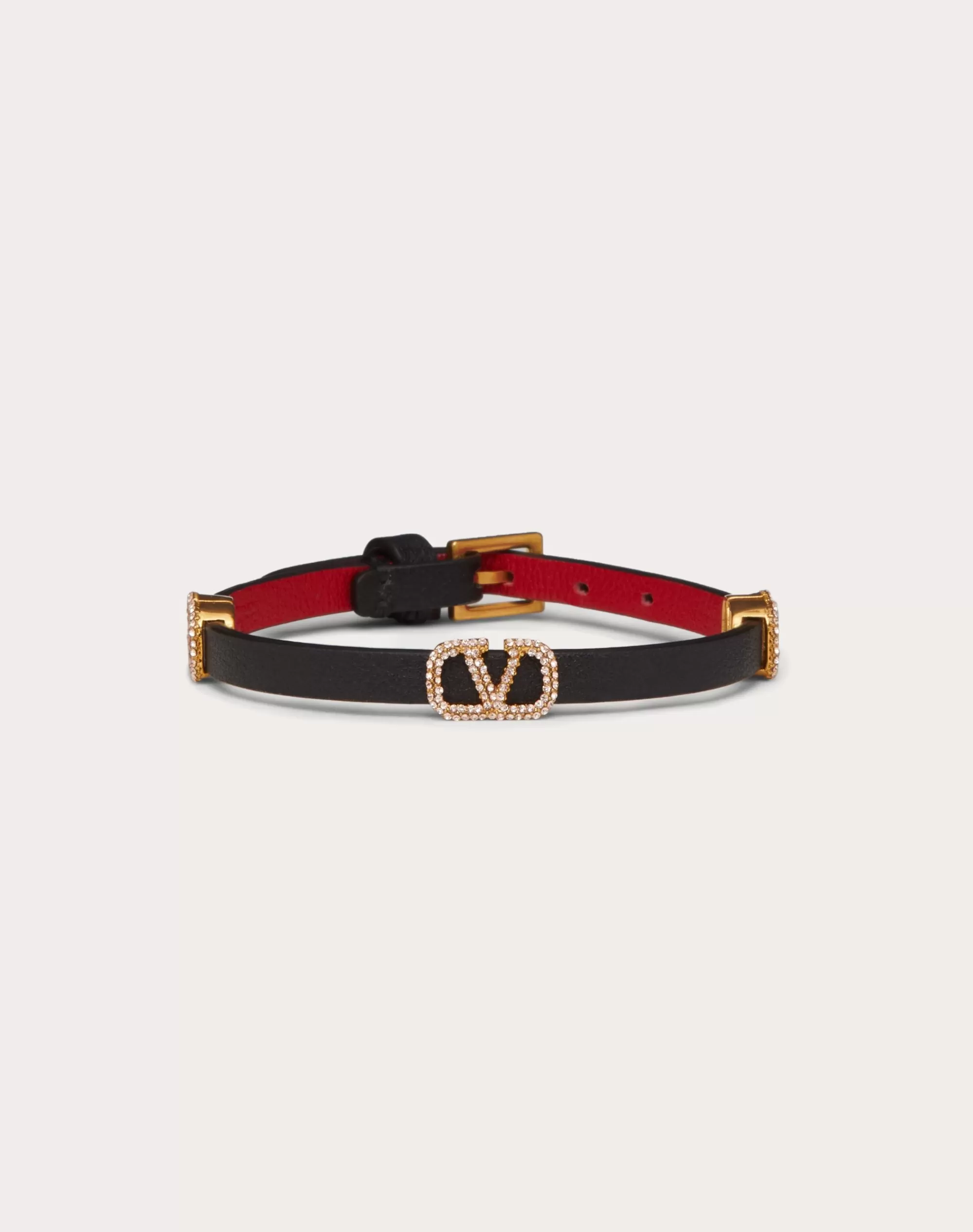 Valentino VLOGO SIGNATURE LEATHER BRACELET Flash Sale