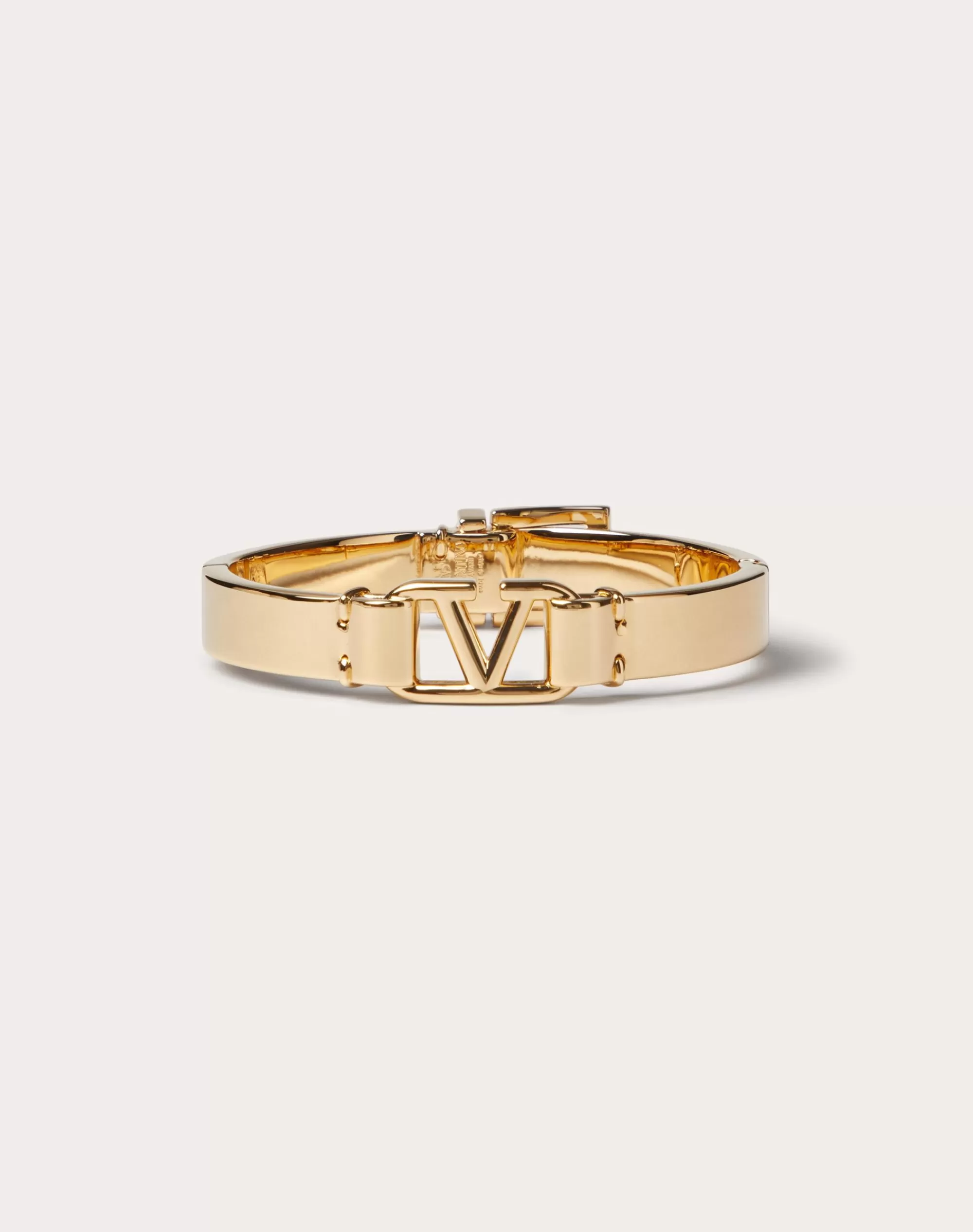 Valentino VLOGO SIGNATURE METAL BANGLE Gold Outlet