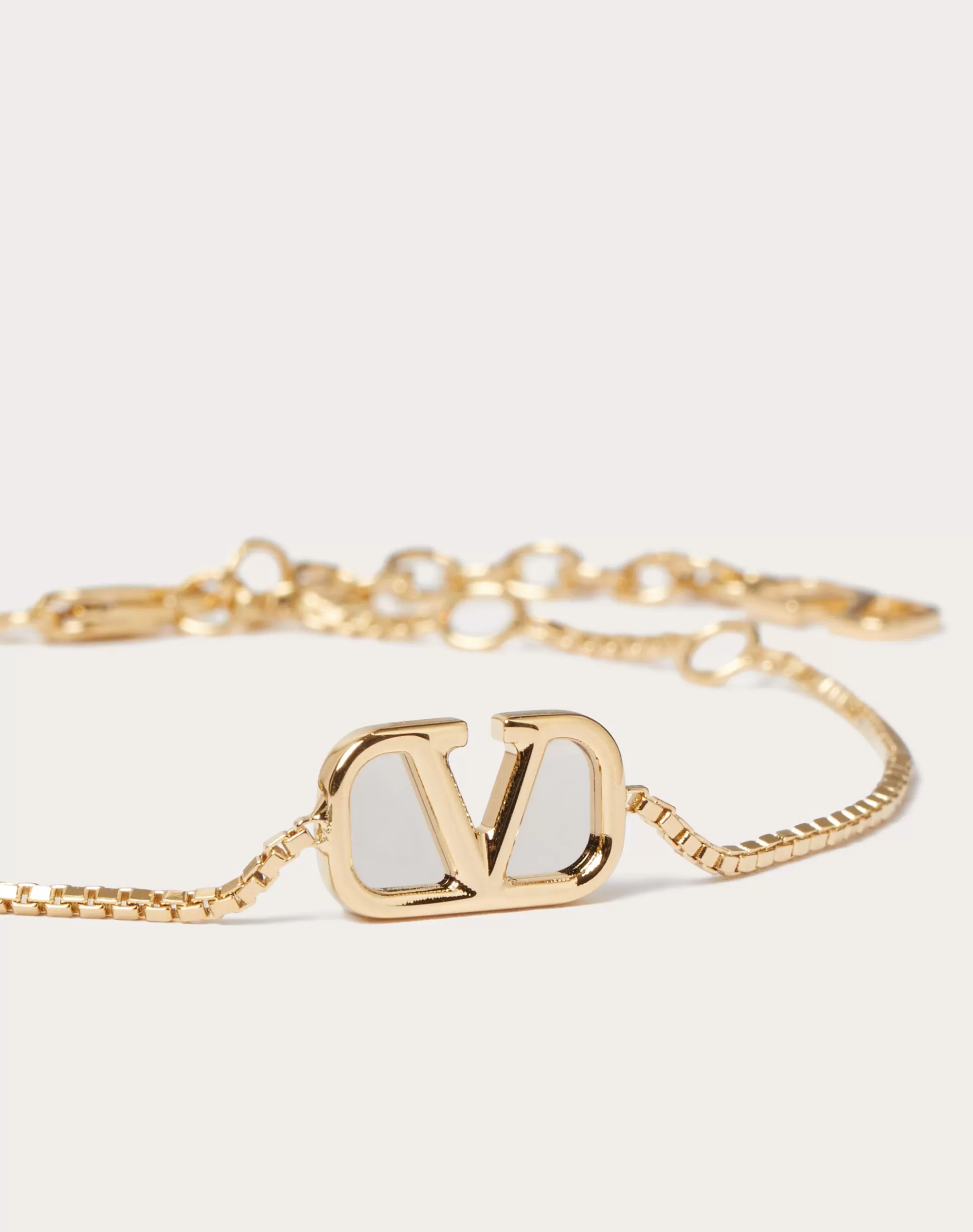 Valentino VLOGO SIGNATURE METAL BRACELET Gold Sale