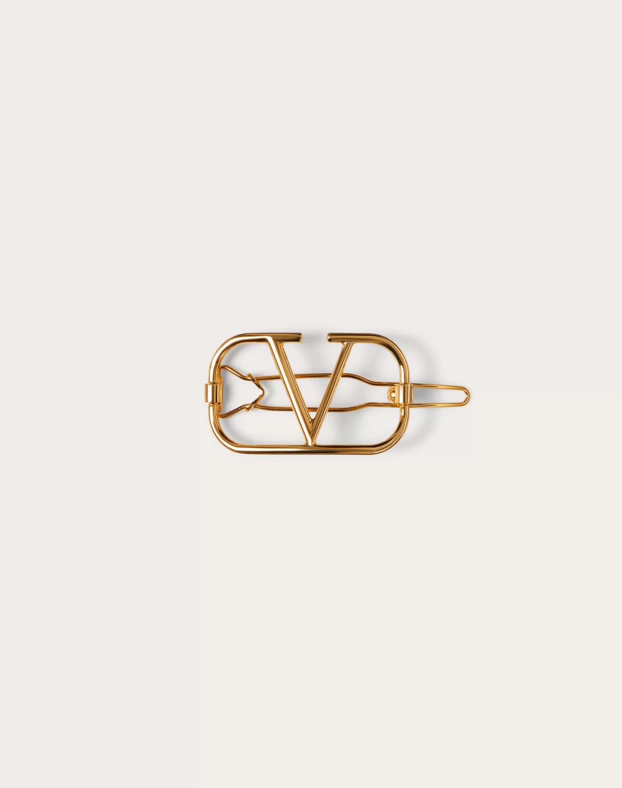 Valentino VLOGO SIGNATURE METAL HAIR CLIP Gold Best