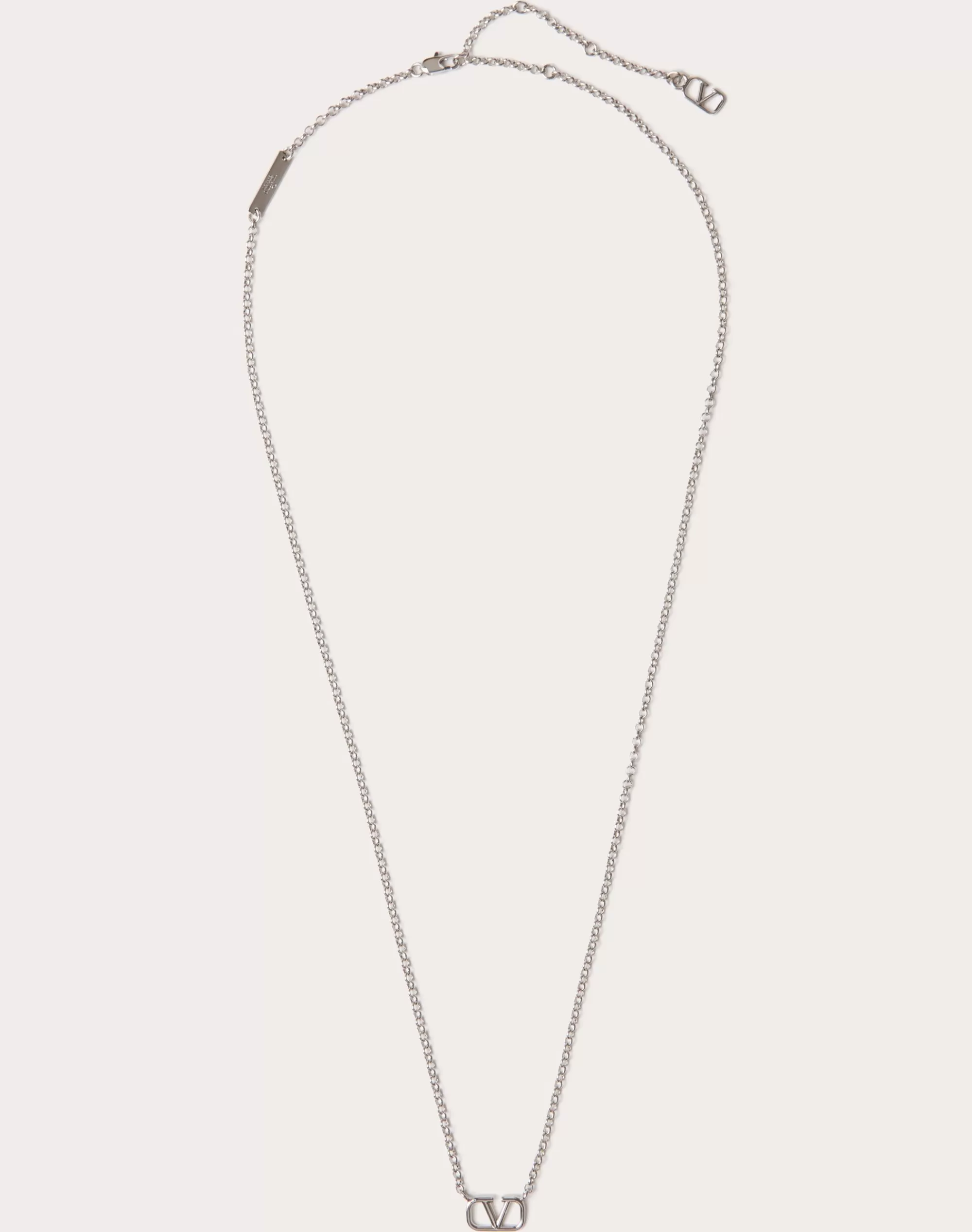 Valentino VLOGO SIGNATURE METAL NECKLACE Hot