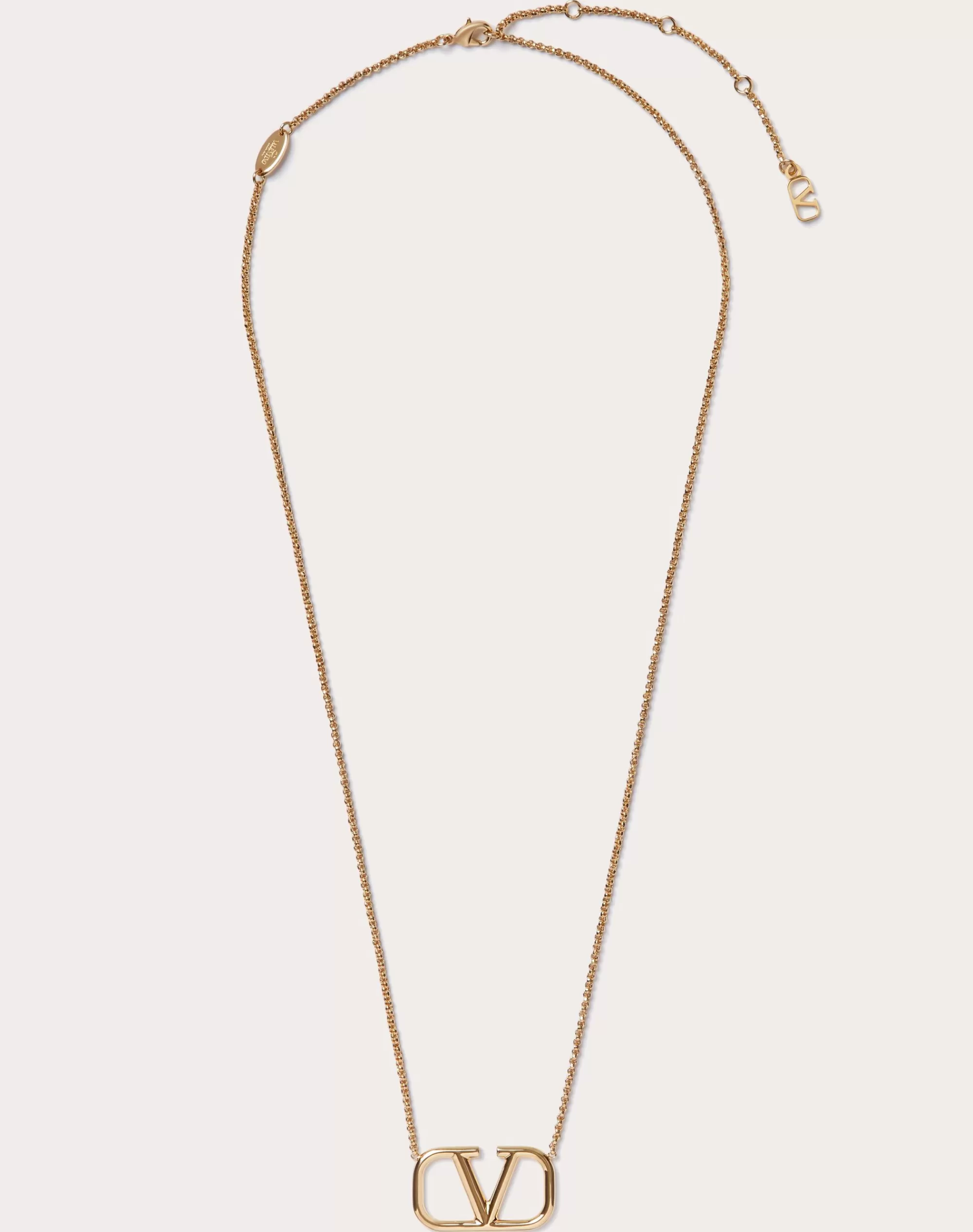 Valentino VLOGO SIGNATURE METAL NECKLACE Gold Fashion