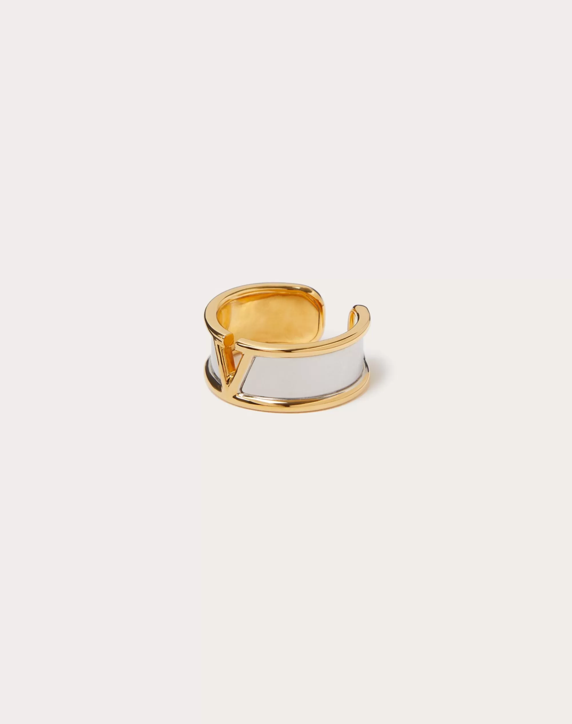 Valentino VLOGO SIGNATURE METAL RING Gold Cheap