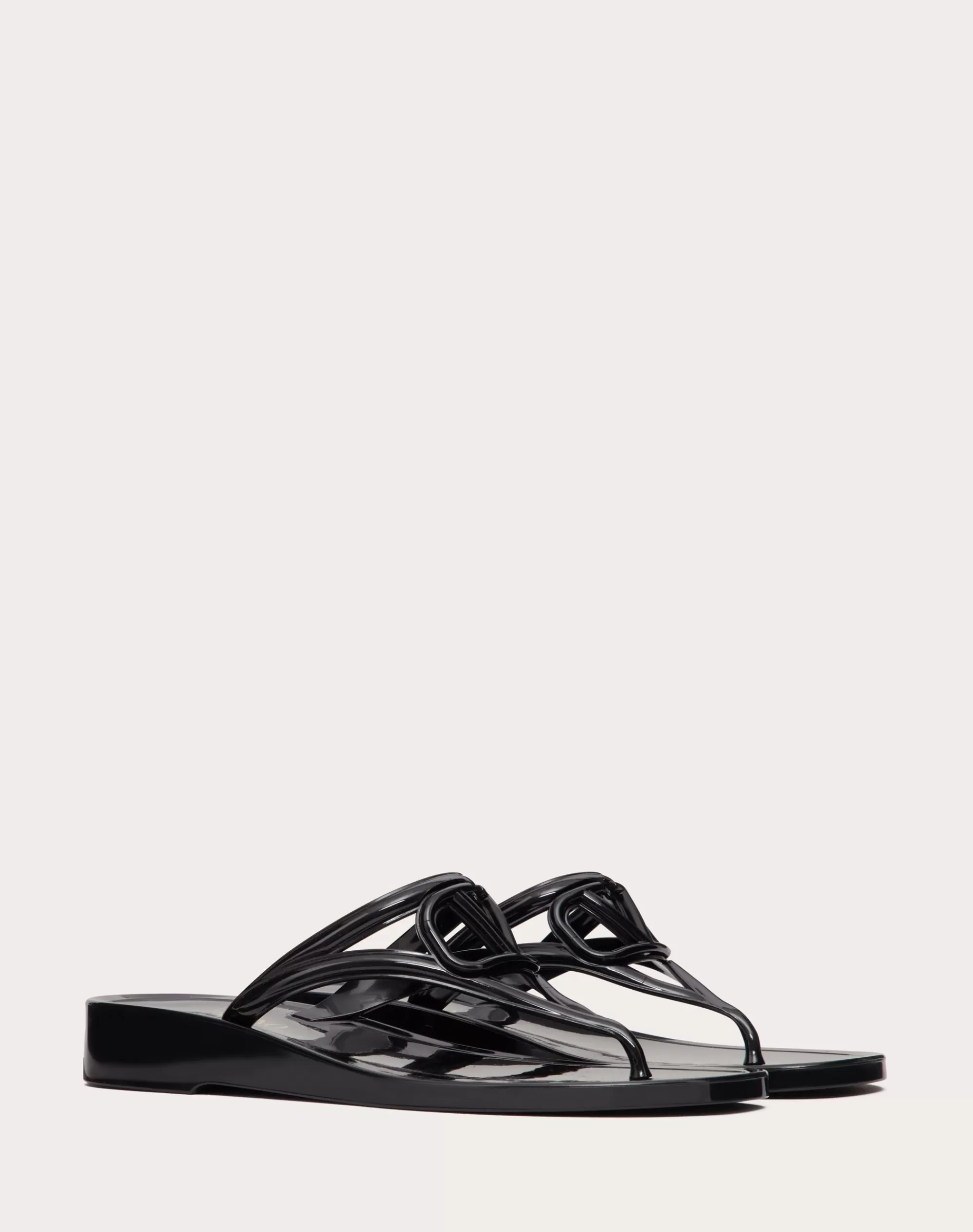 Valentino VLOGO SIGNATURE RUBBER THONG SANDAL Cheap