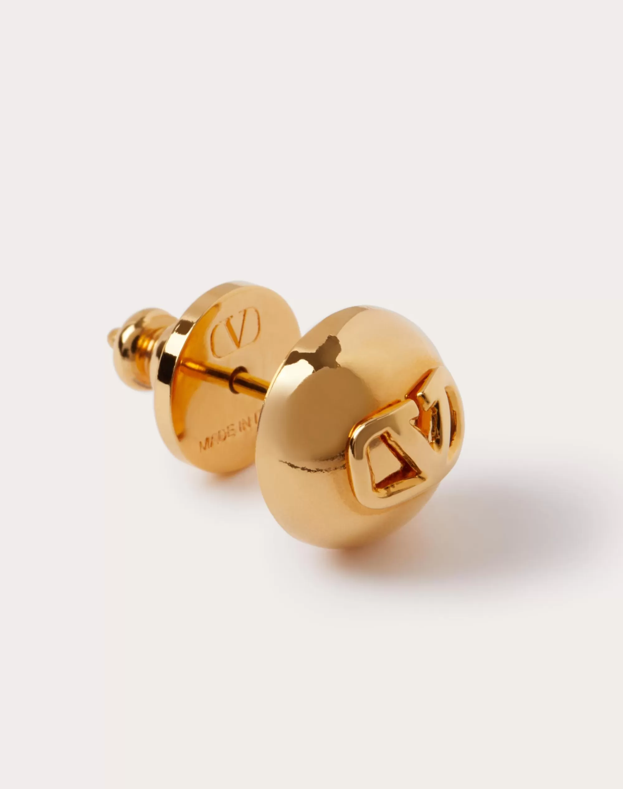 Valentino VLOGO SIGNATURE SINGLE METAL EARRING Gold Best