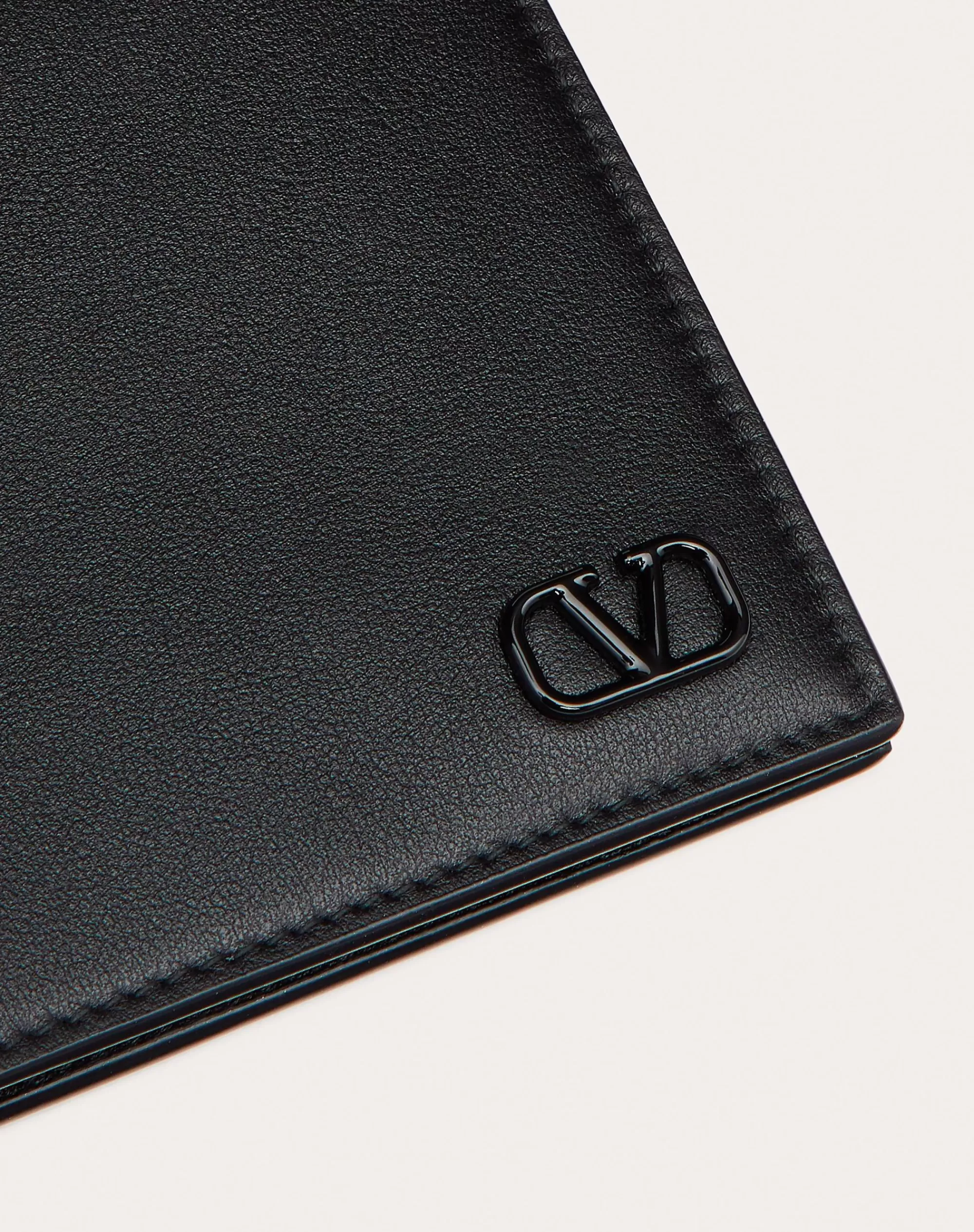 Valentino VLOGO SIGNATURE WALLET Black Cheap