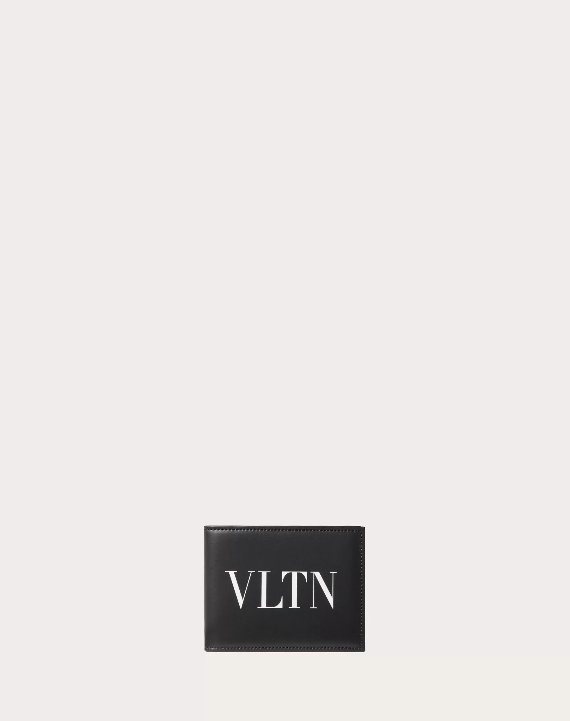 Valentino VLTN CALFSKIN WALLET Black Best Sale