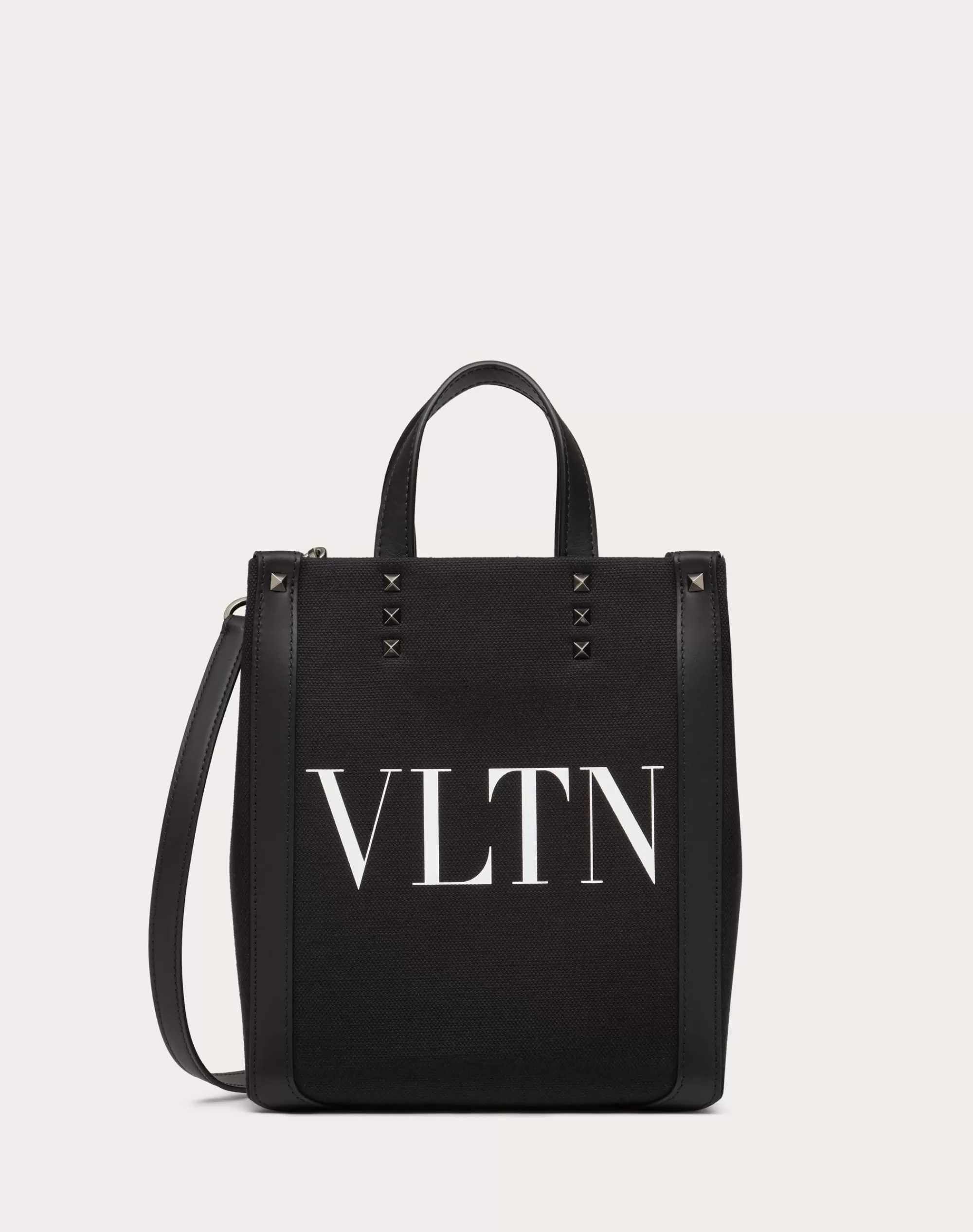 Valentino VLTN ECOLAB MINI CANVAS SHOPPER Black Store