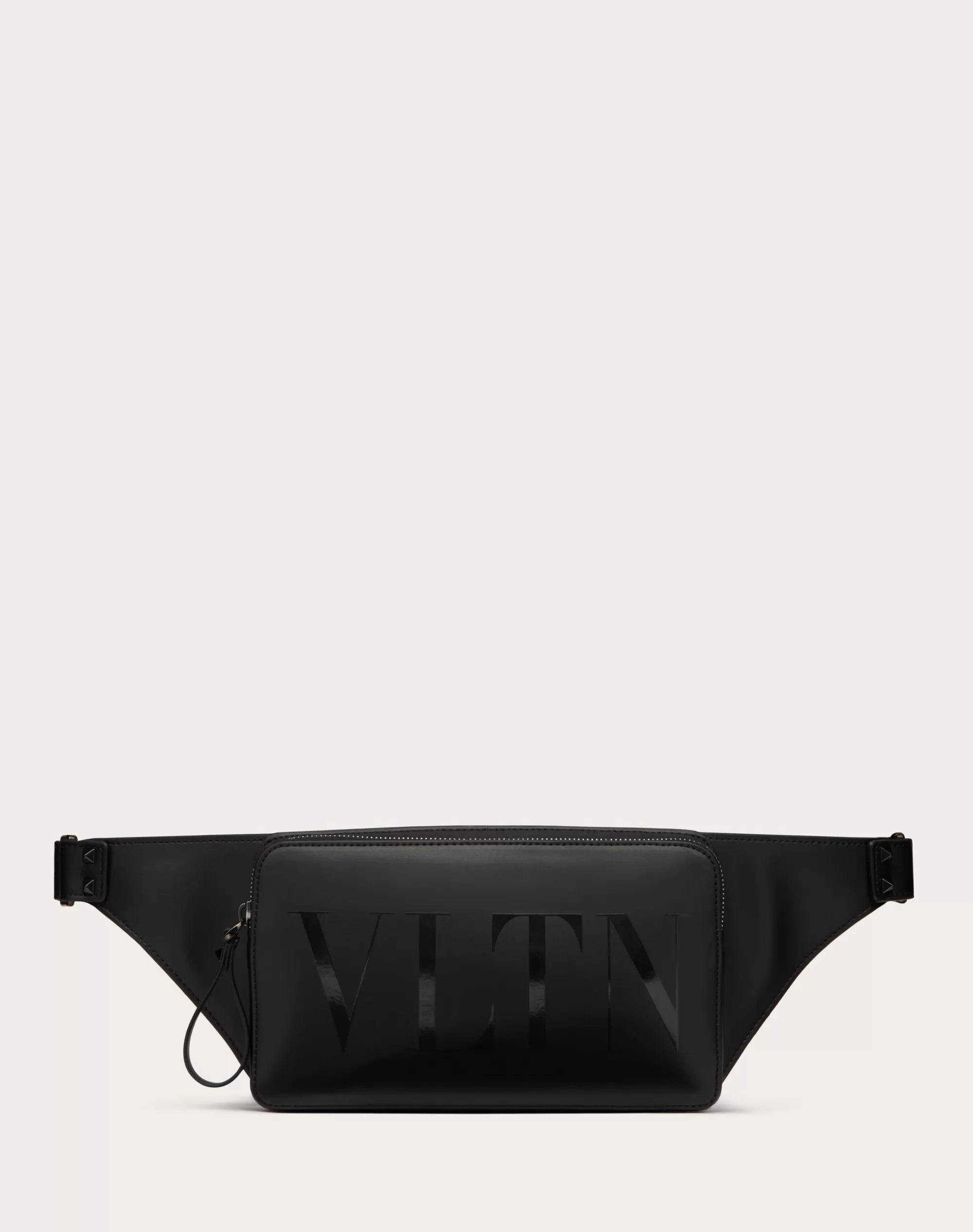 Valentino VLTN LEATHER BELT BAG Black Clearance