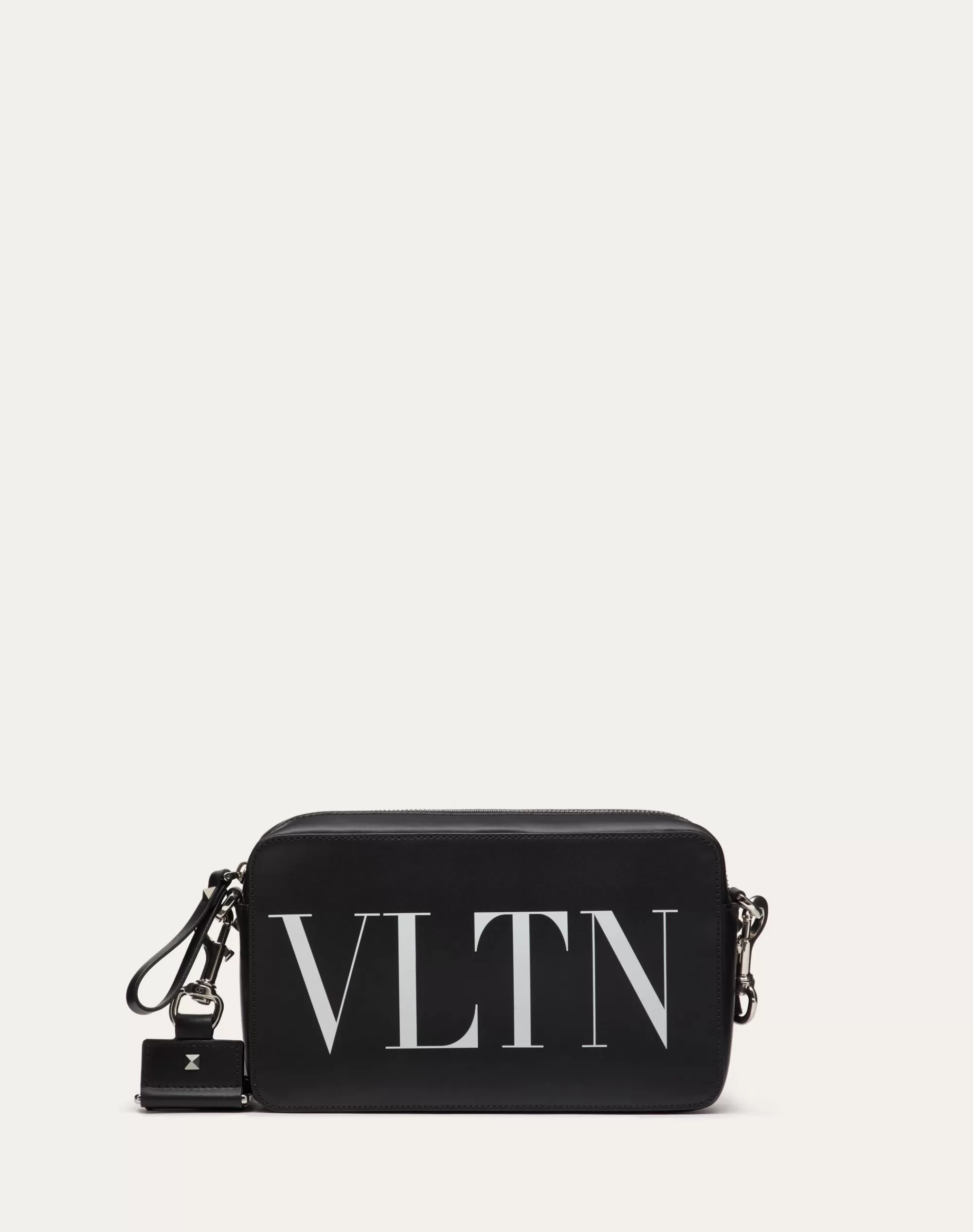 Valentino VLTN LEATHER CROSSBODY BAG Black Sale