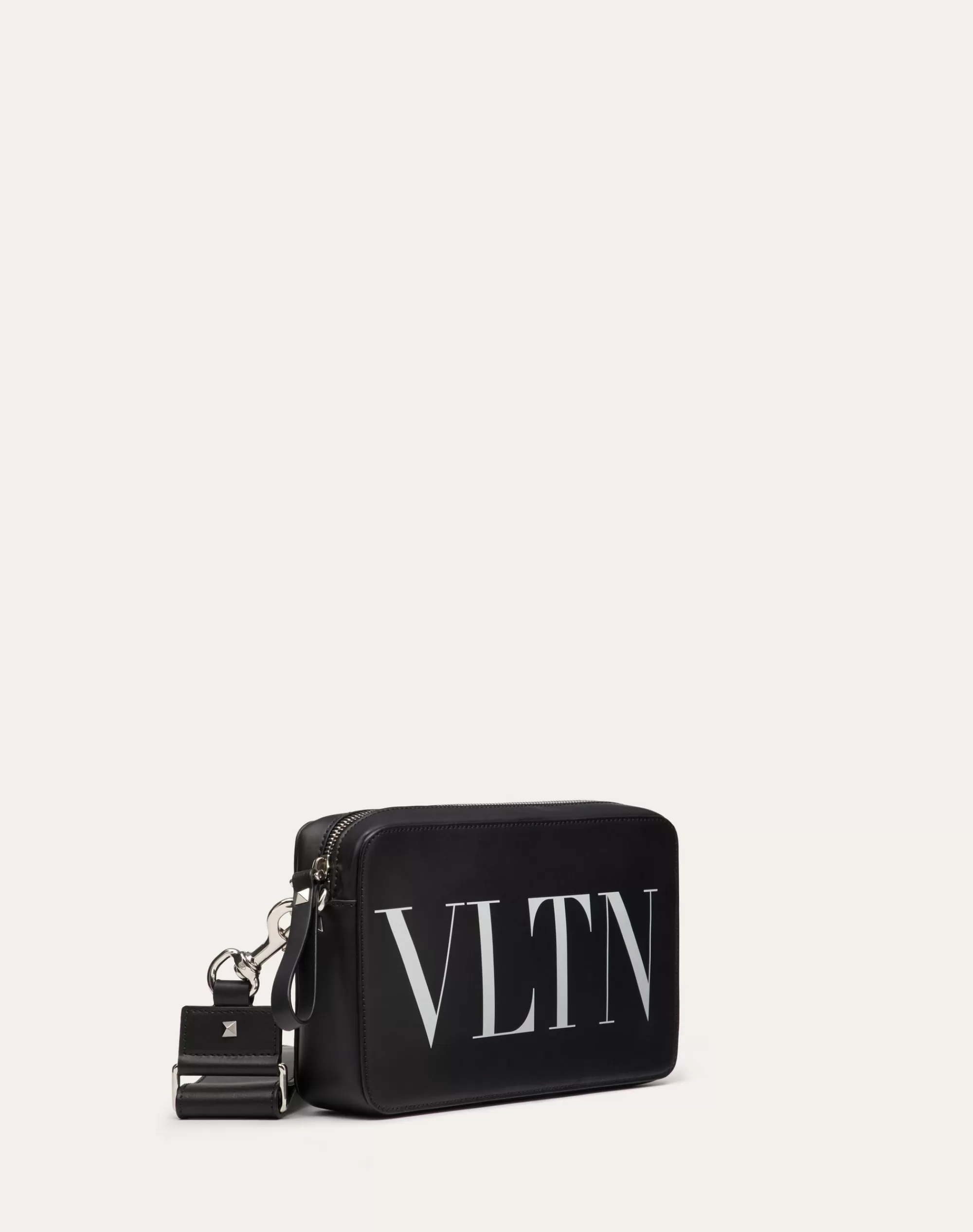 Valentino VLTN LEATHER CROSSBODY BAG Black Sale