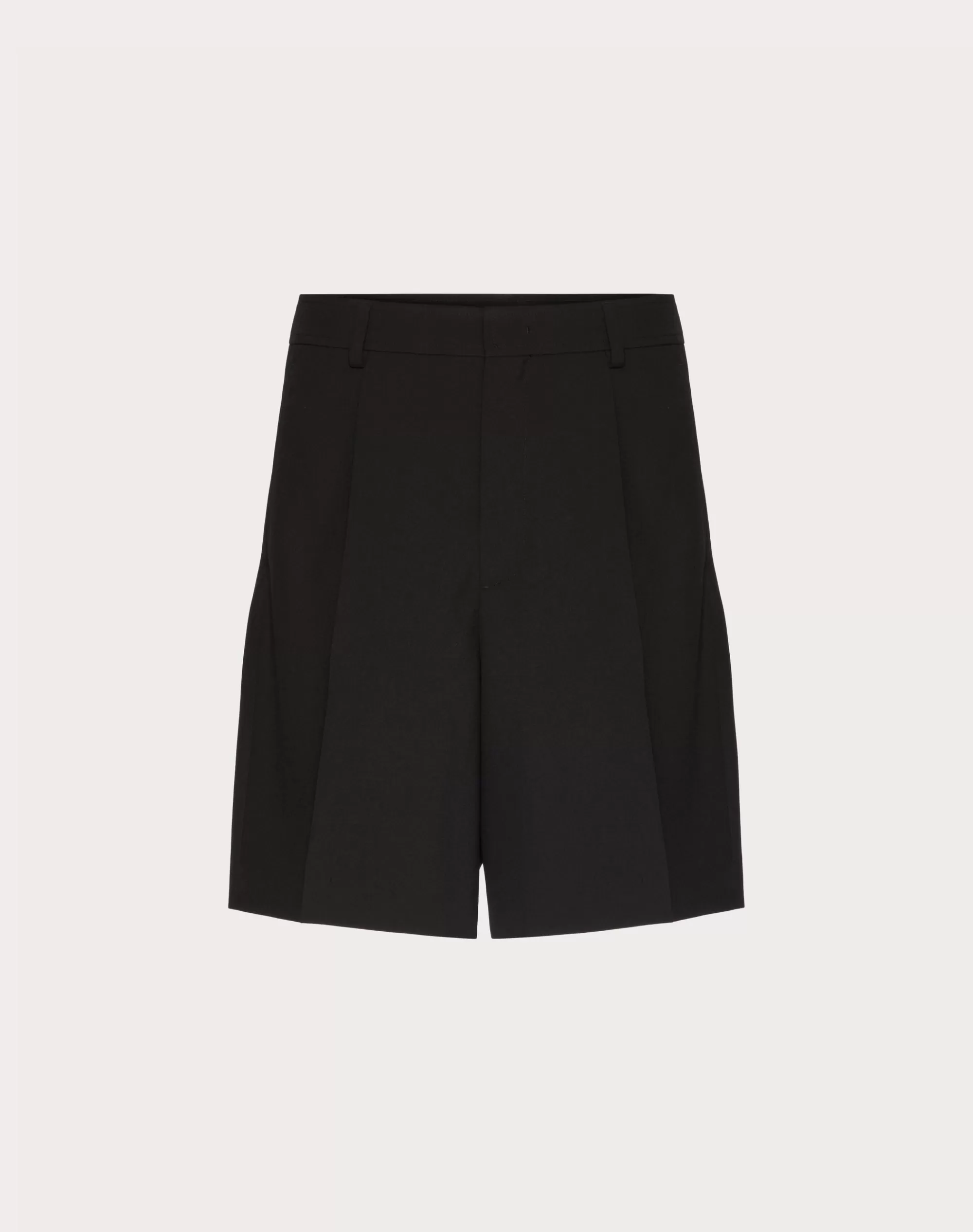 Valentino WOOL BERMUDA SHORTS Black Fashion