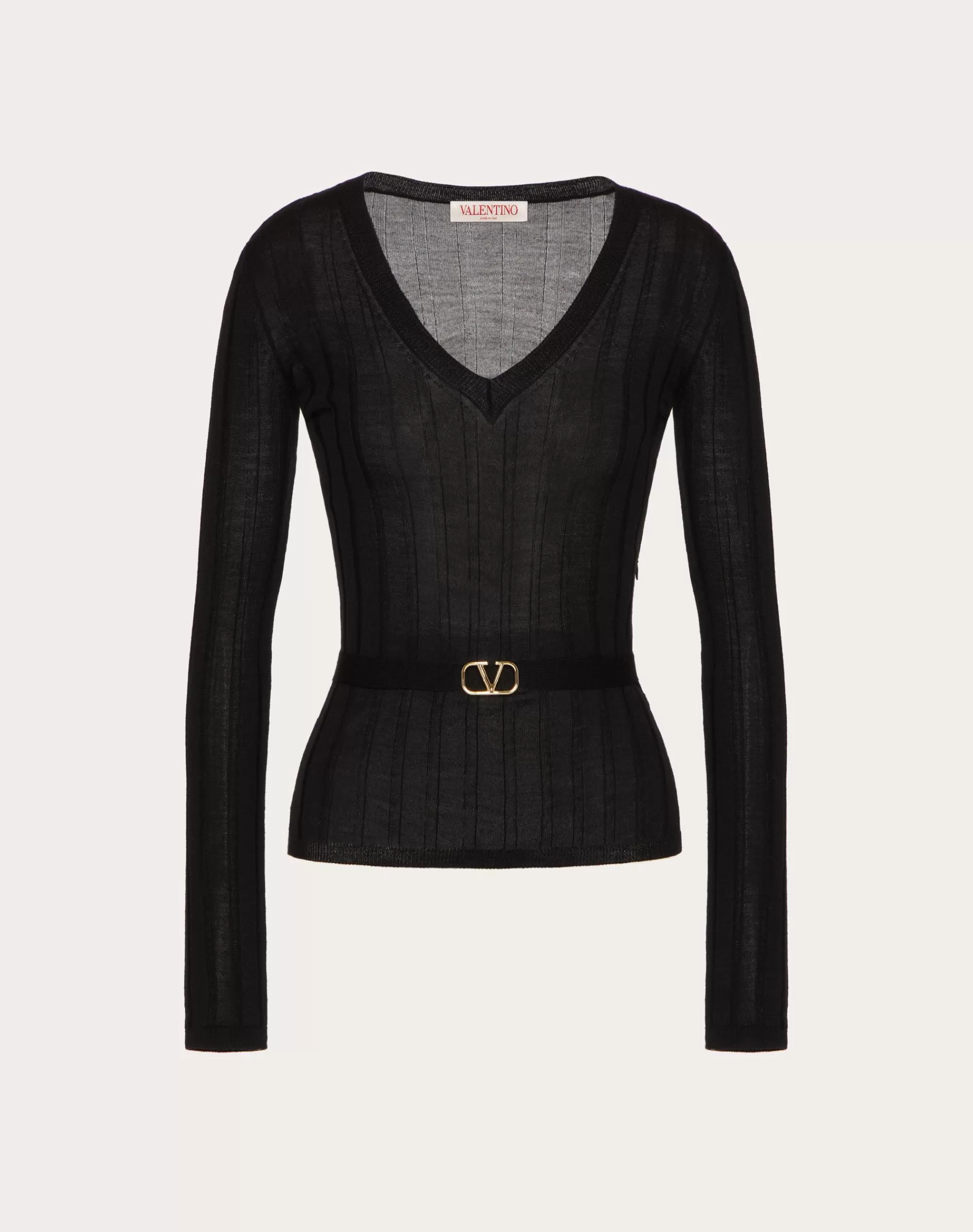 Valentino WOOL JUMPER Black Cheap